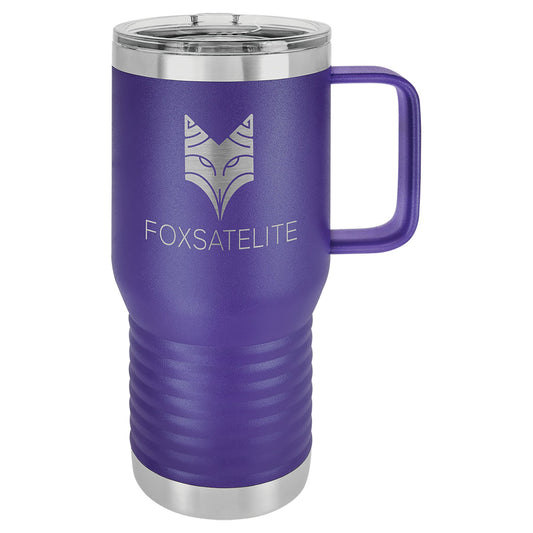 Polar Camel 20 oz. Vacuum Insulated Travel Mug with Slider Lid - Ready for Personalized Laser Engraving - Gone Coastal Creations - Laser Engraved Drinkware