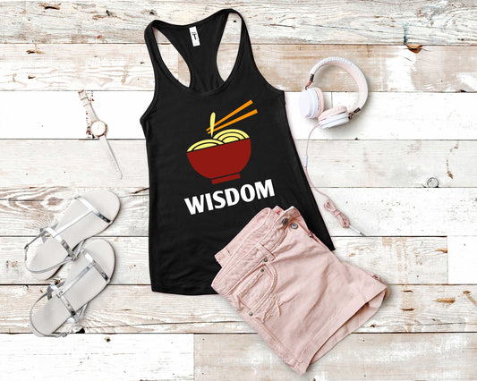 Ramen Wisdom Shirt for Foodie | Stocking Stuffer for College Student - Gone Coastal Creations - Shirts