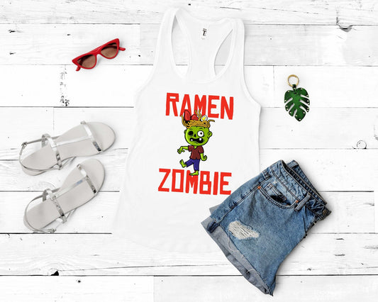Ramen Zombie Shirt for Foodie | Stocking Stuffer for College Student - Gone Coastal Creations - Shirts