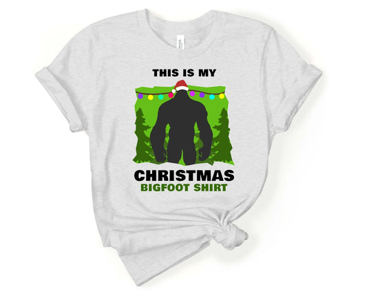 This is my Christmas Bigfoot T-Shirt - Gone Coastal Creations - Shirts