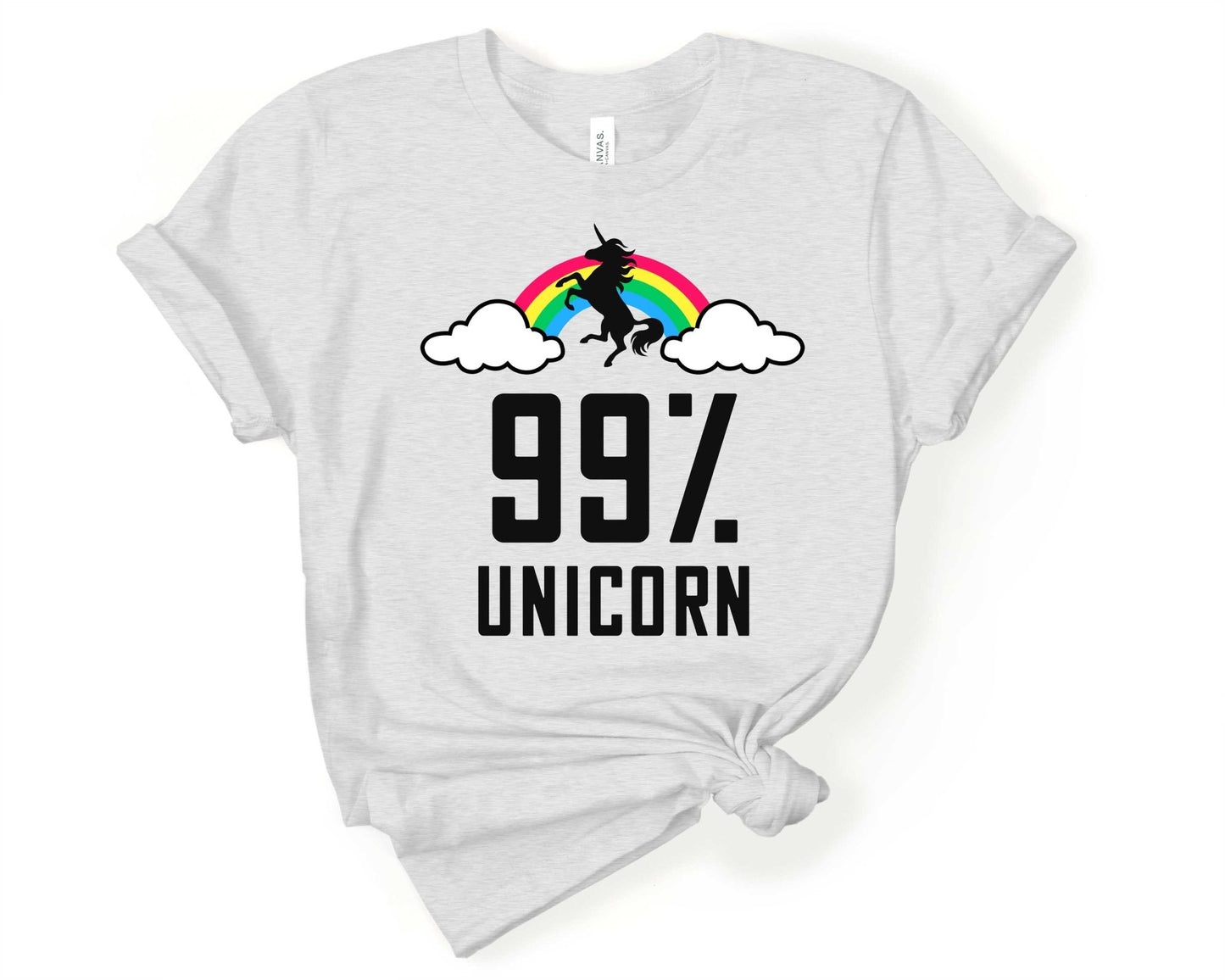 99% Unicorn | T-Shirt for Unicorn Lovers - Gone Coastal Creations - Shirts