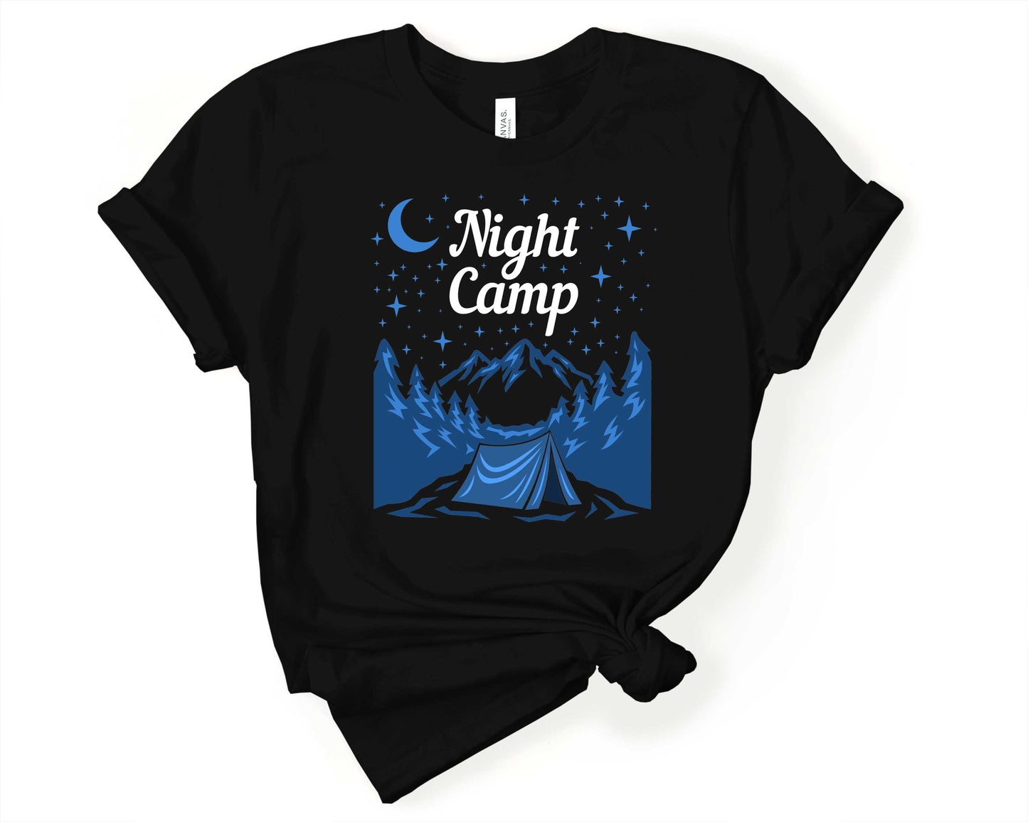 Night Camping Team | Funny Camping Shirts for the Outdoor Adventurer