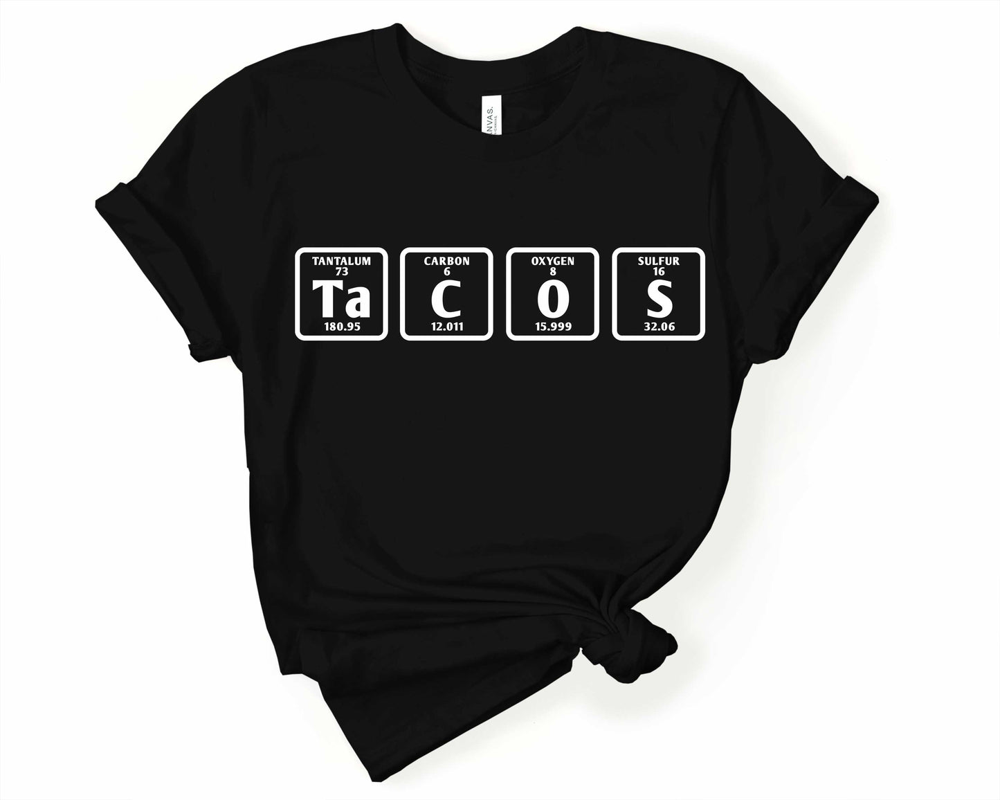 Tacos Periodic Table Shirt | Taco Lover Shirt