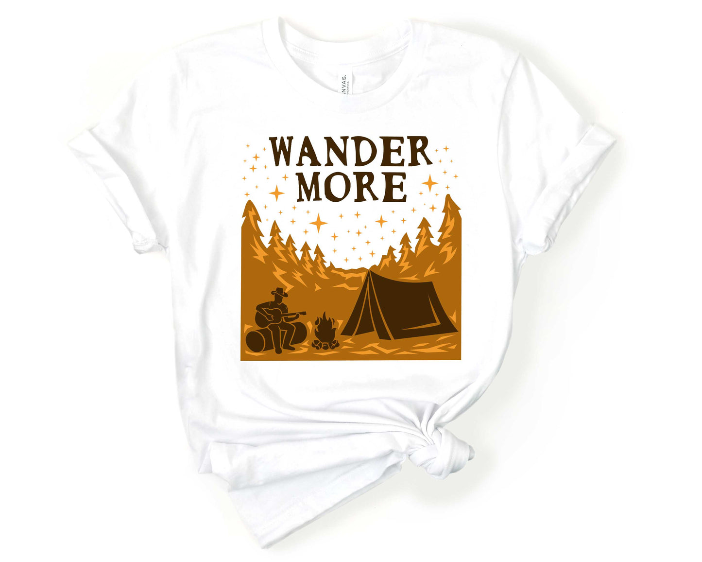 Wander More | Funny Camping Shirts for the Outdoor Adventurer