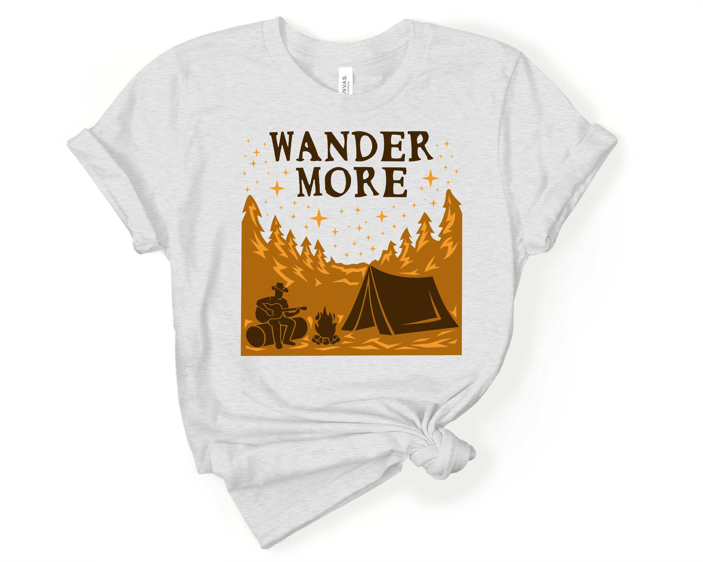 Wander More | Funny Camping Shirts for the Outdoor Adventurer