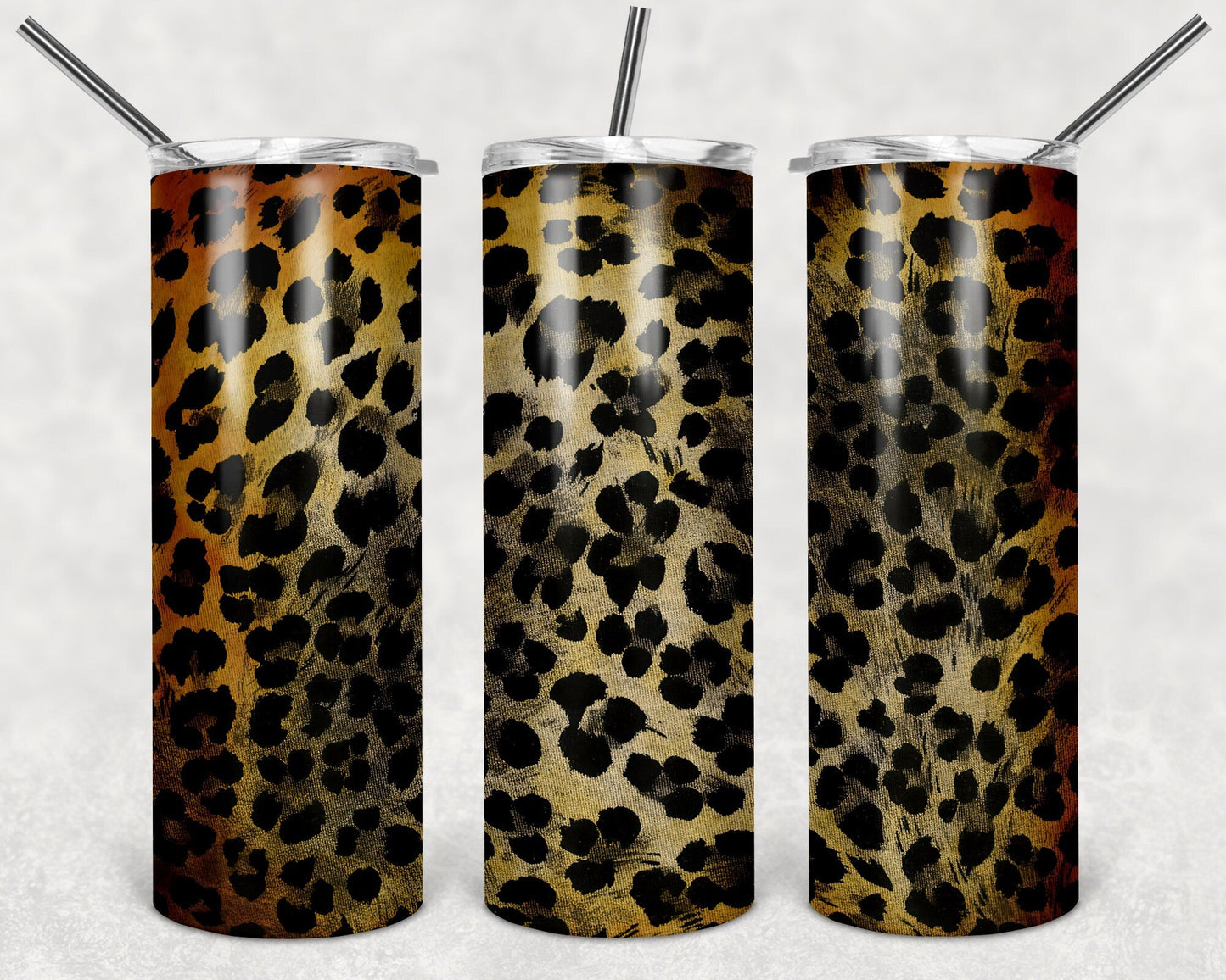 Animal print pattern custom tumbler - Gone Coastal Creations - Mugs & Tumblers