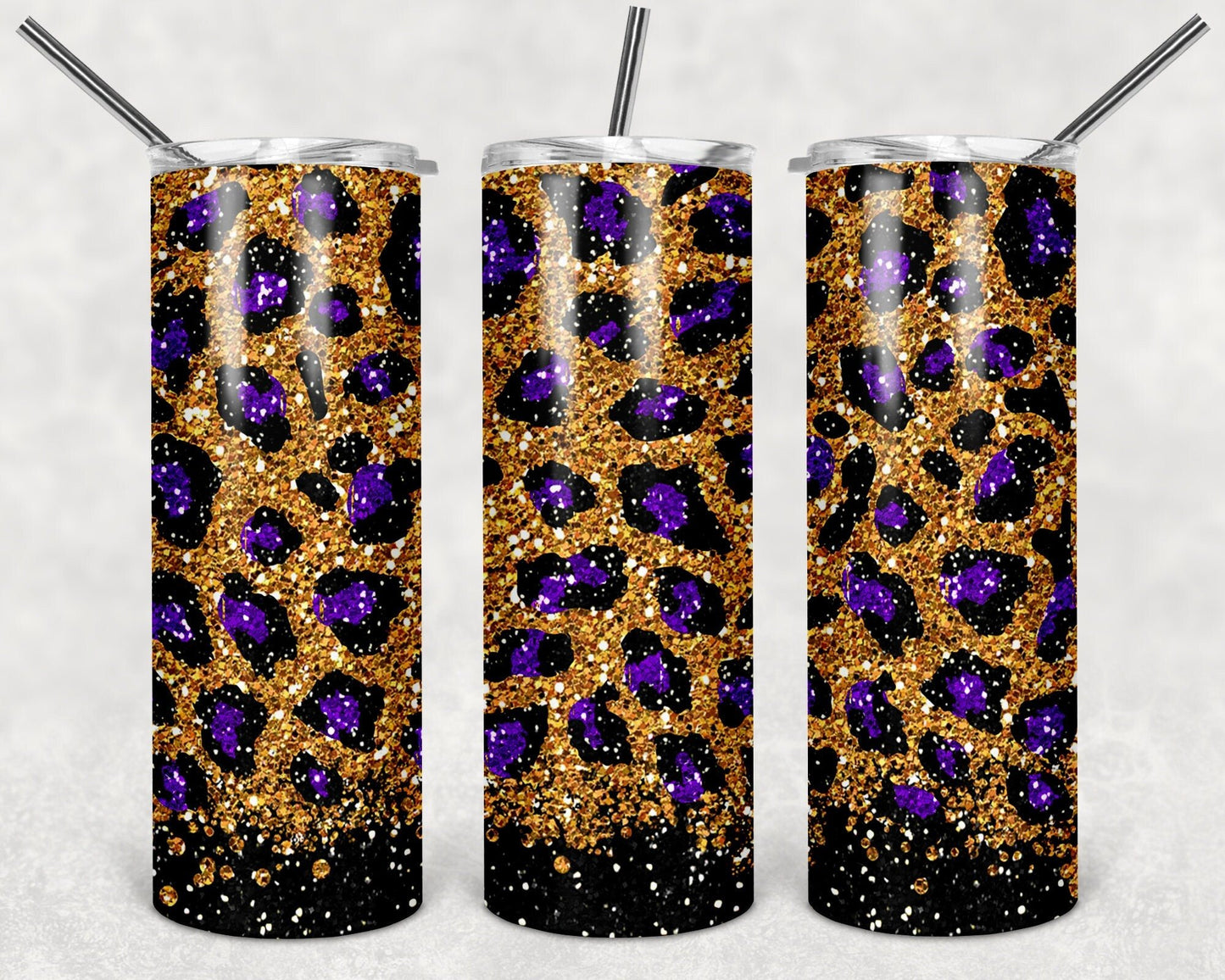 Animal print pattern custom tumbler - Gone Coastal Creations - Mugs & Tumblers