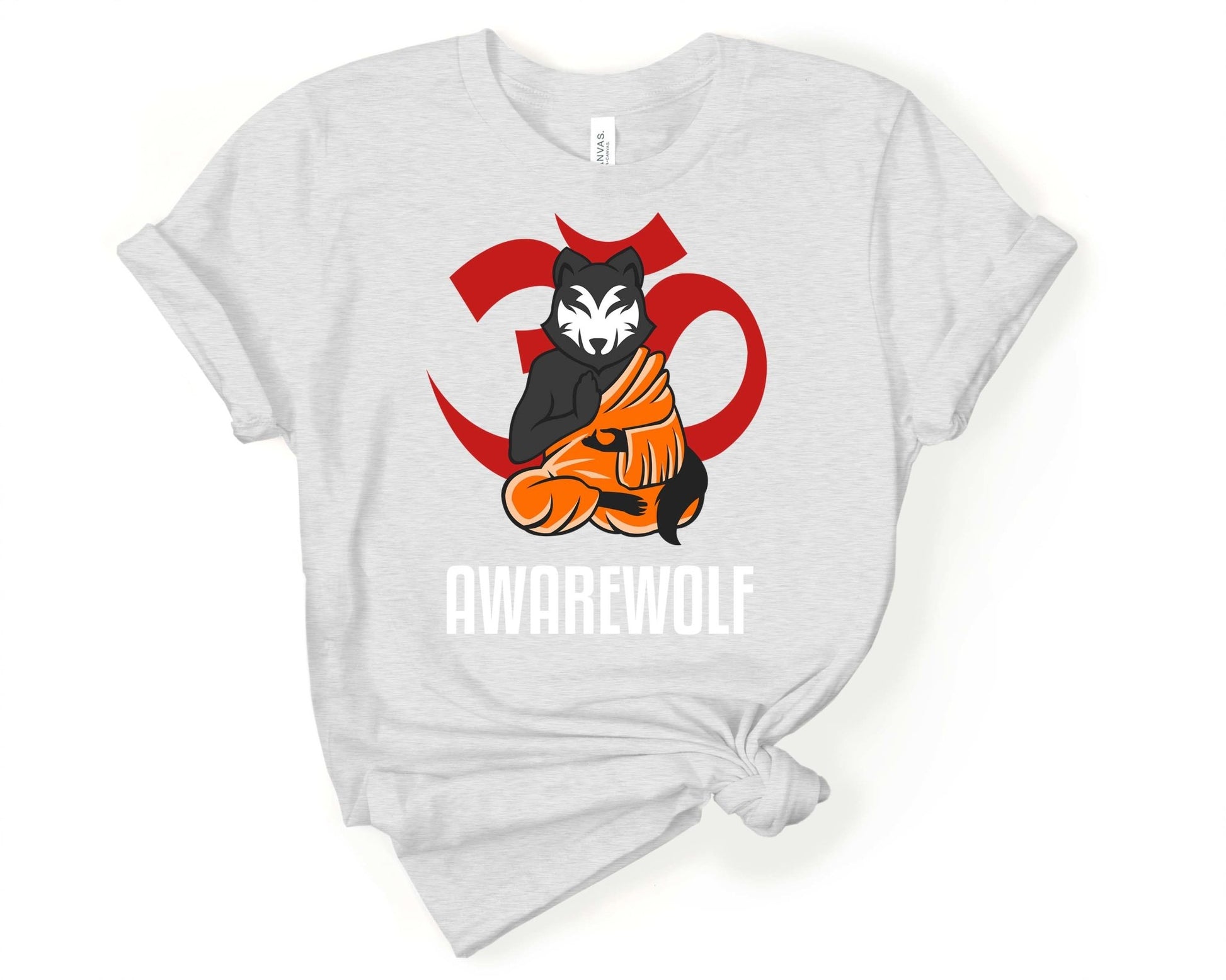 Awarewolf Yoga Shirt | Stocking Stuffer for CoWorker - Gone Coastal Creations - Shirts