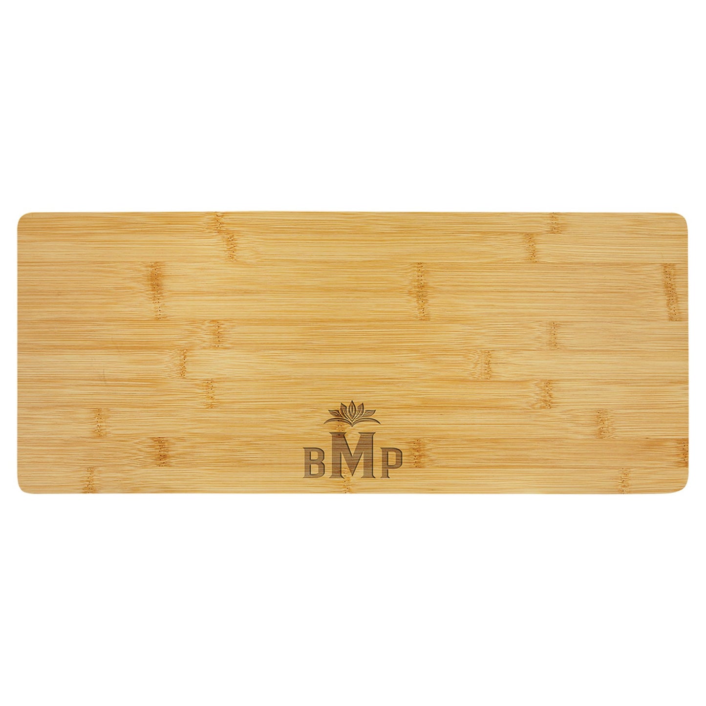 Bamboo Cutting Board with Drip Inlay - Ready for Personalized Engraving - Gone Coastal Creations - Engraved Gifts