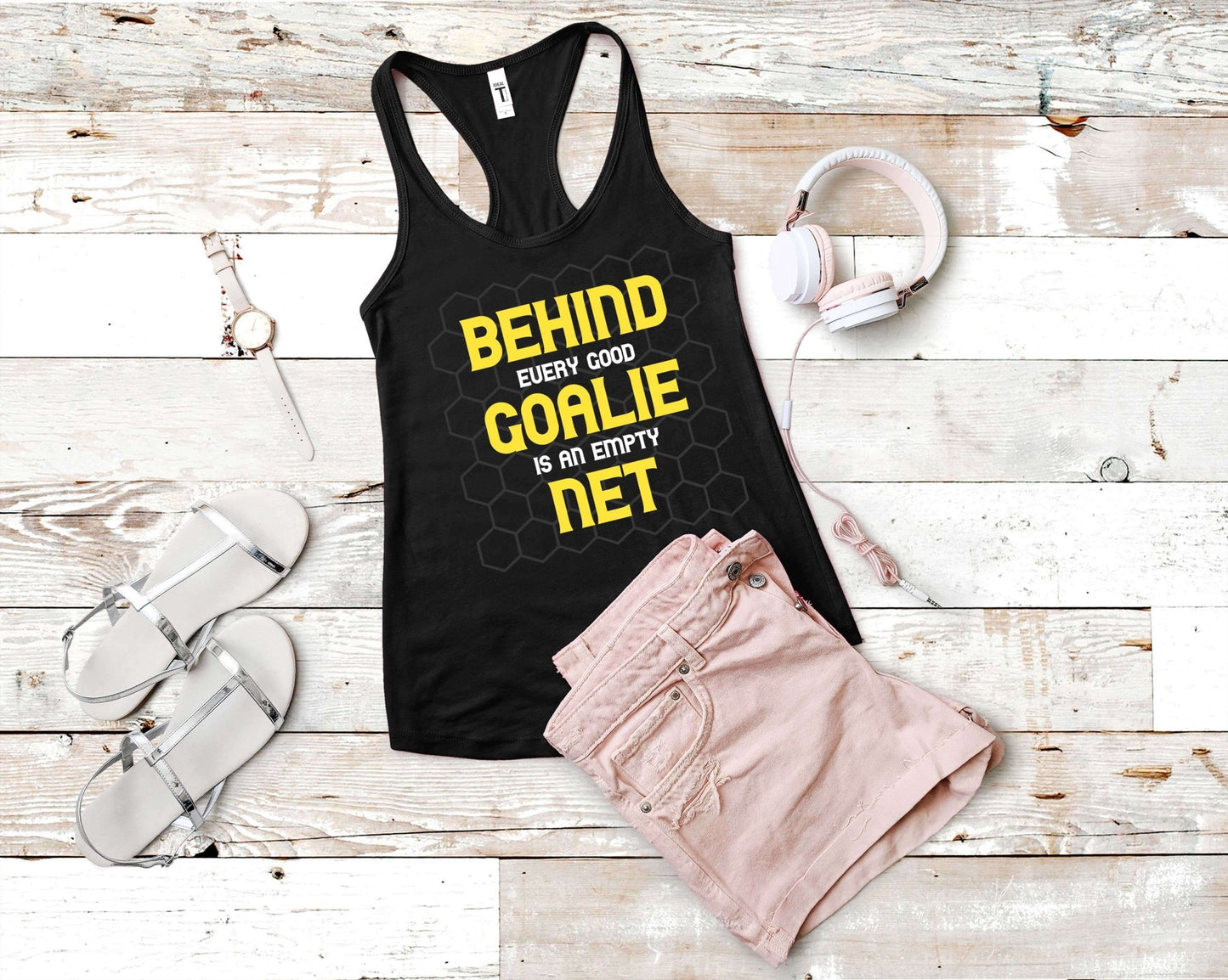 Behind Every Good Goalie is an Empty Net, Soccer is Life - Gone Coastal Creations - Shirts