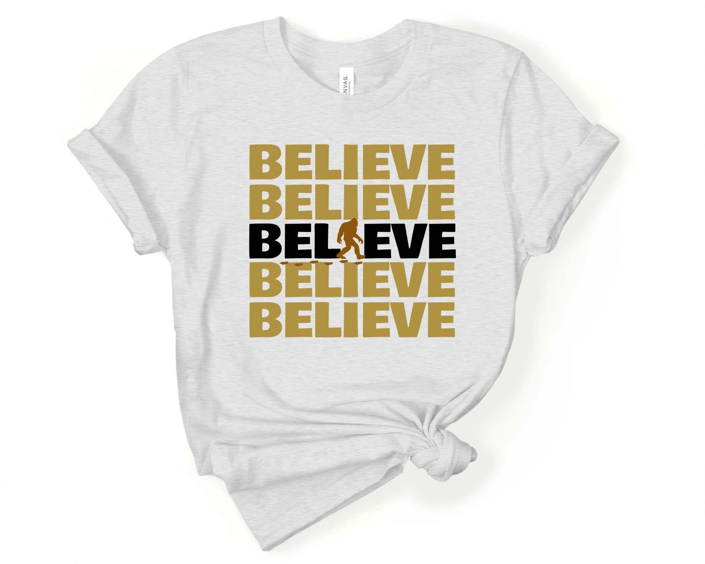 Believe in Bigfoot T-Shirt - Gone Coastal Creations - Shirts