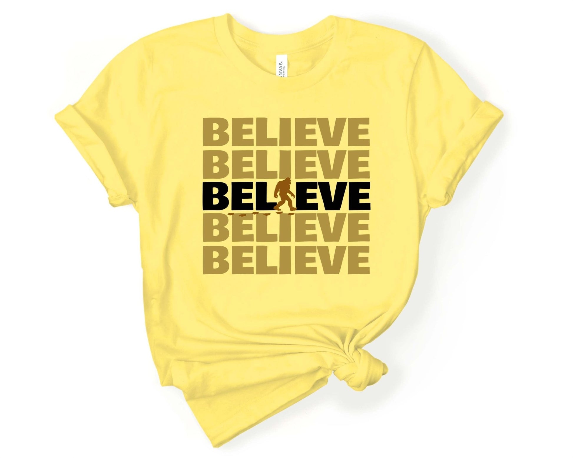 Believe in Bigfoot T-Shirt - Gone Coastal Creations - Shirts