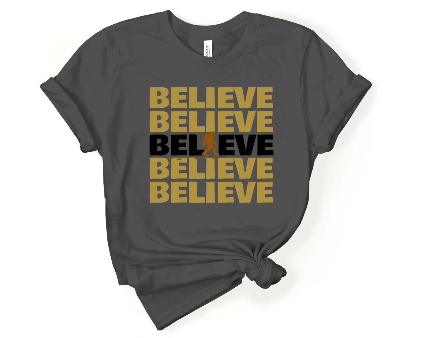 Believe in Bigfoot T-Shirt - Gone Coastal Creations - Shirts