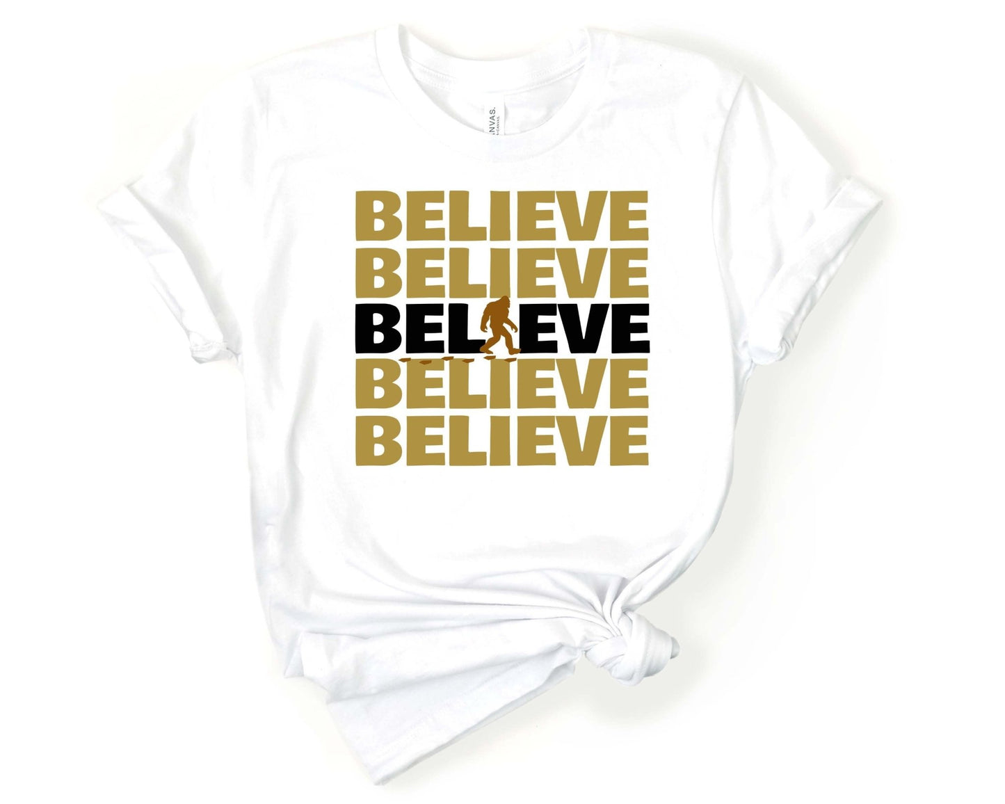 Believe in Bigfoot T-Shirt - Gone Coastal Creations - Shirts