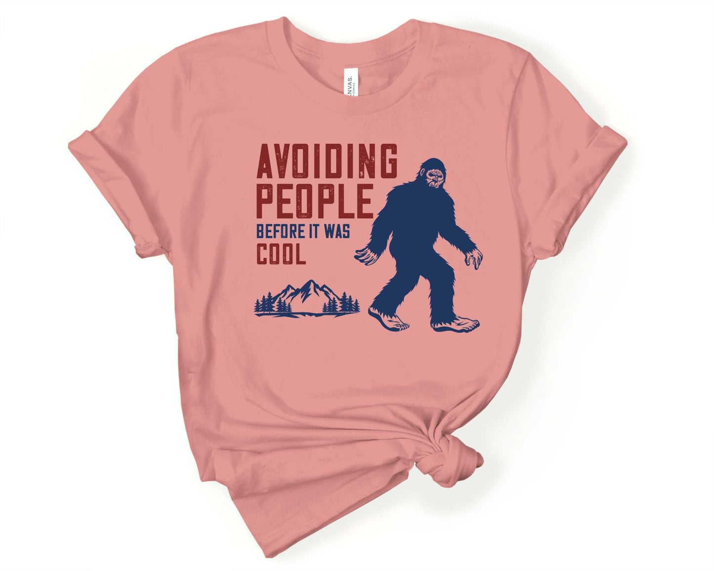 Bigfoot Avoiding People Before it was Cool Tee - Gone Coastal Creations - Shirts