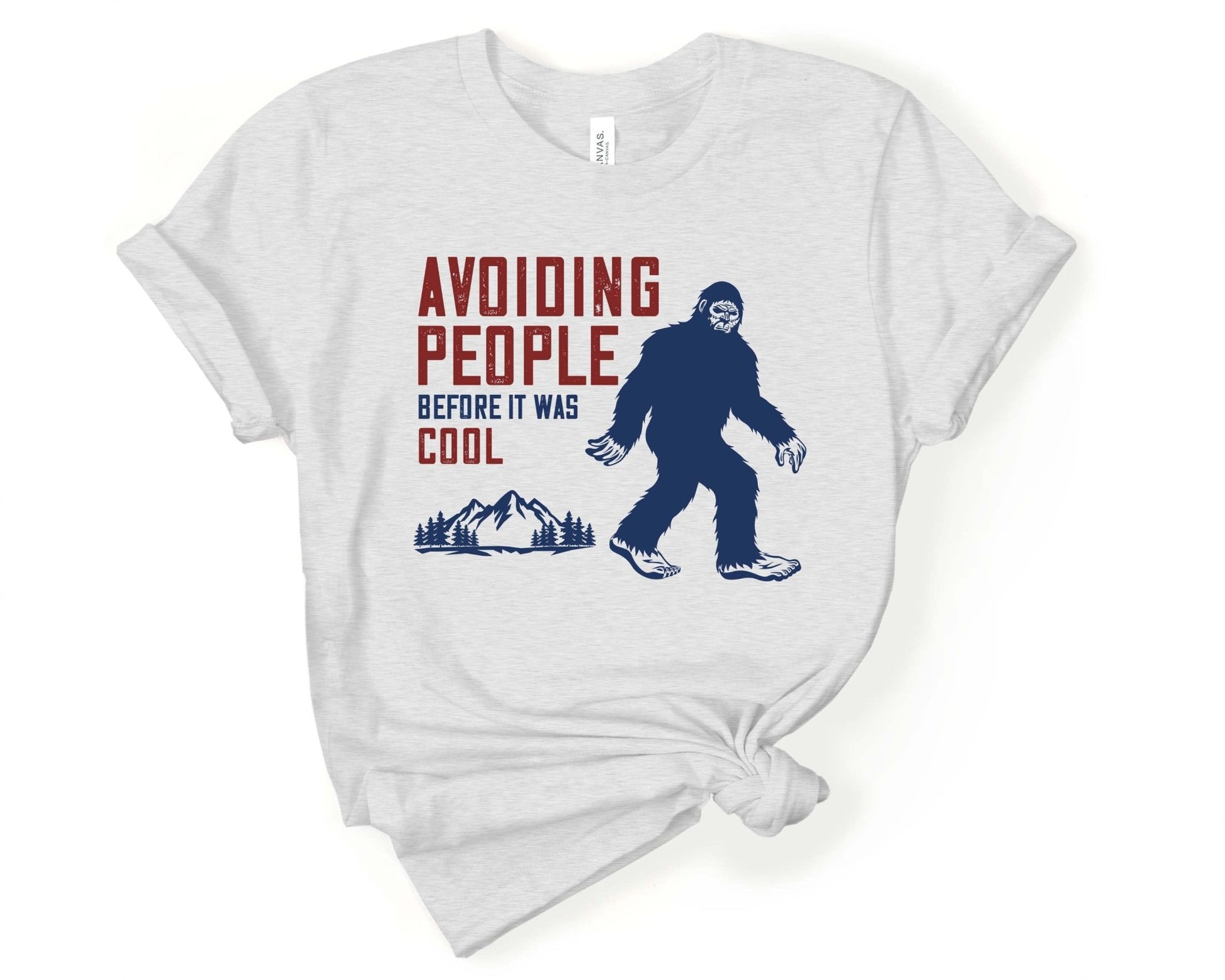 Bigfoot Avoiding People Before it was Cool Tee - Gone Coastal Creations - Shirts