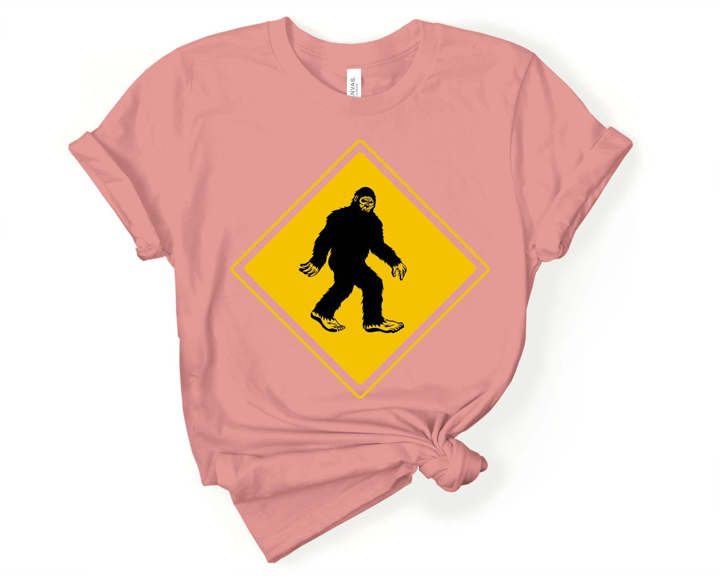 Bigfoot Crossing | T-Shirt for Sasquatch Lover - Gone Coastal Creations - Shirts