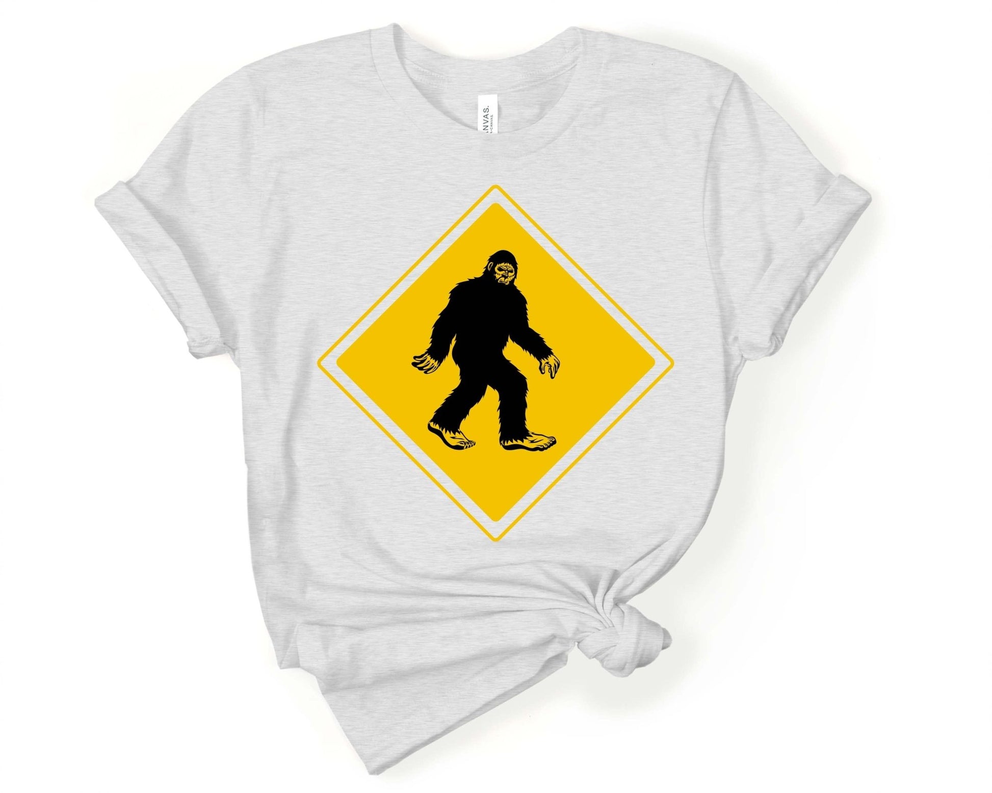 Bigfoot Crossing | T-Shirt for Sasquatch Lover - Gone Coastal Creations - Shirts