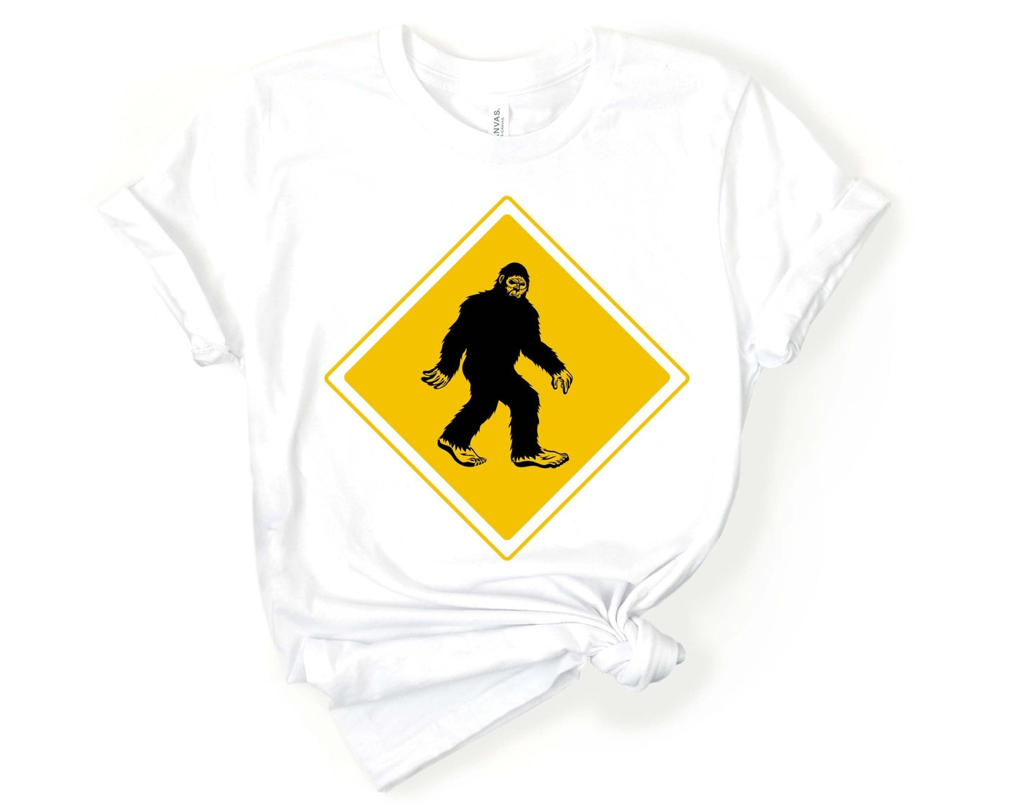 Bigfoot Crossing | T-Shirt for Sasquatch Lover - Gone Coastal Creations - Shirts