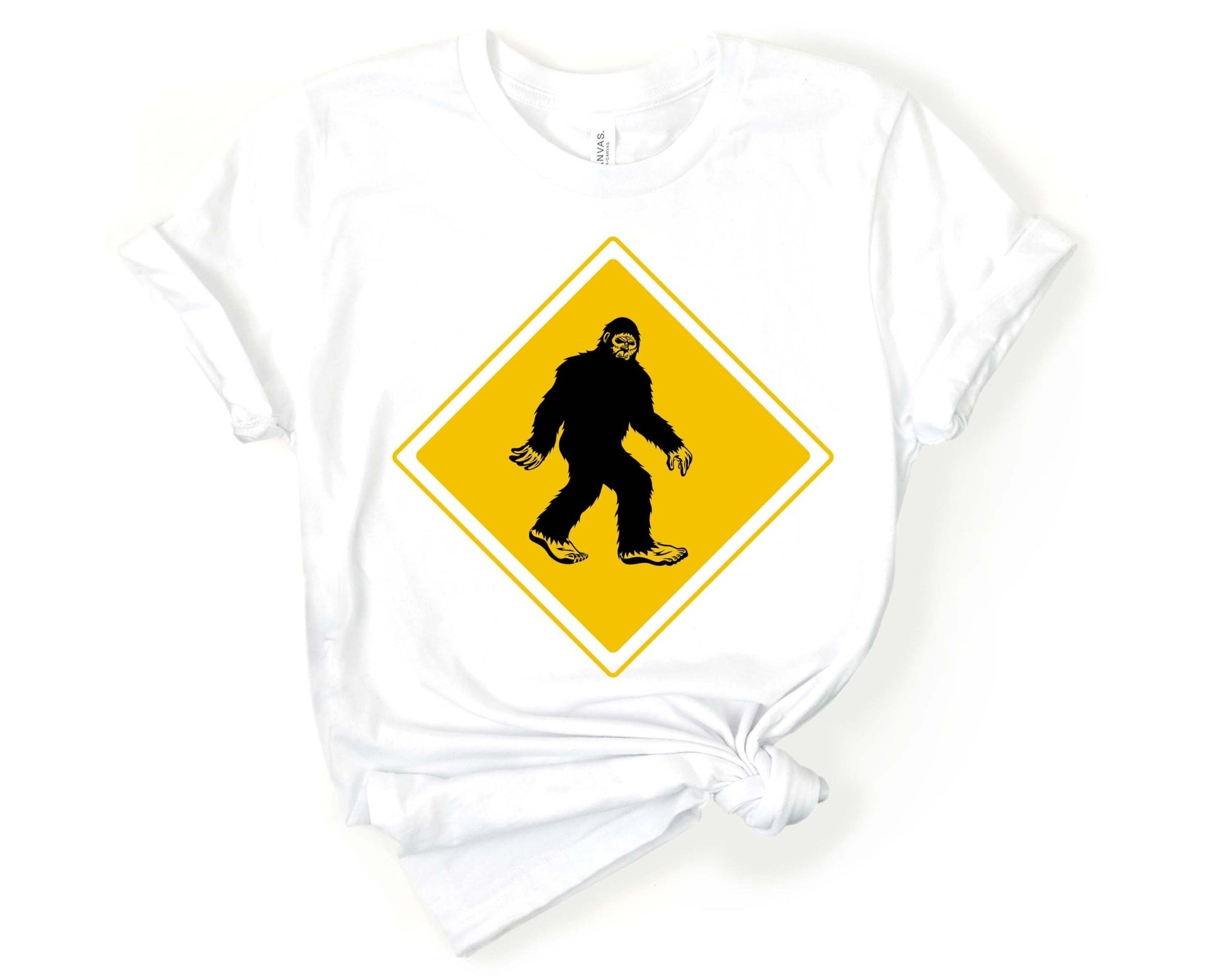 Bigfoot Crossing | T-Shirt for Sasquatch Lover - Gone Coastal Creations - Shirts