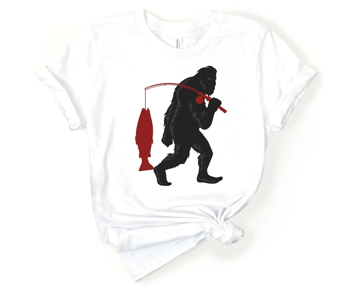 Bigfoot Fishing Outdoor T-Shirt - Gone Coastal Creations - Shirts