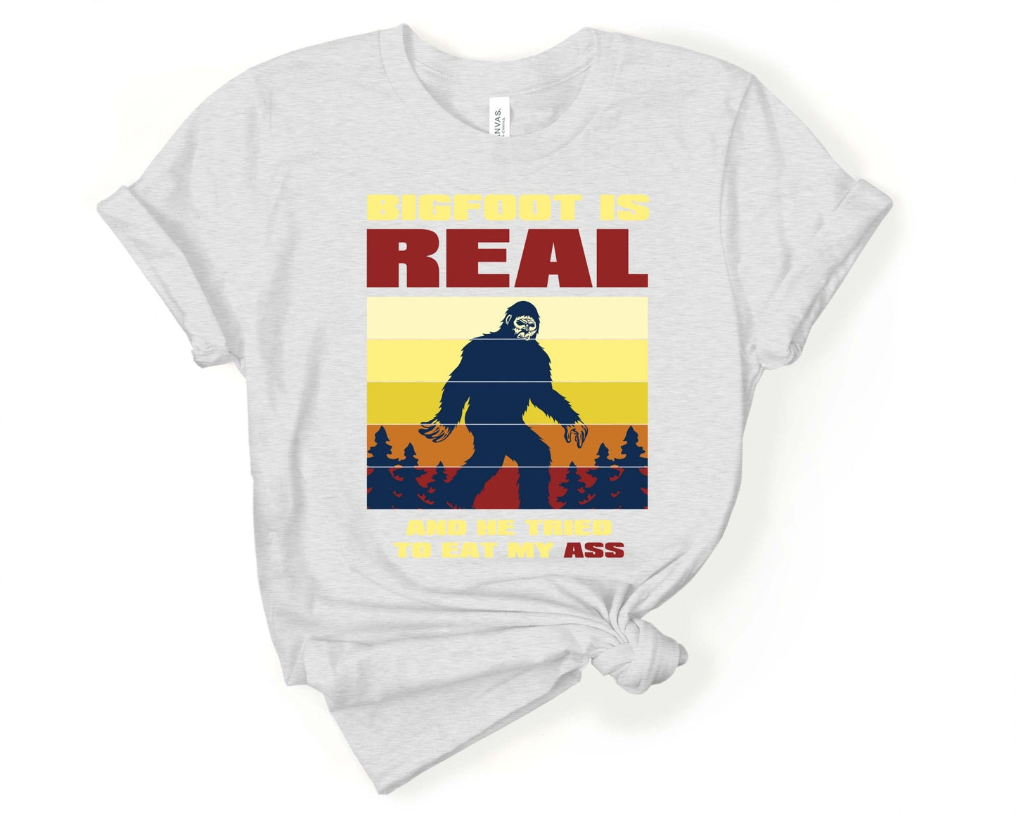 Bigfoot is real and he tried to eat me | T-Shirt for Sasquatch Lover - Gone Coastal Creations - Shirts