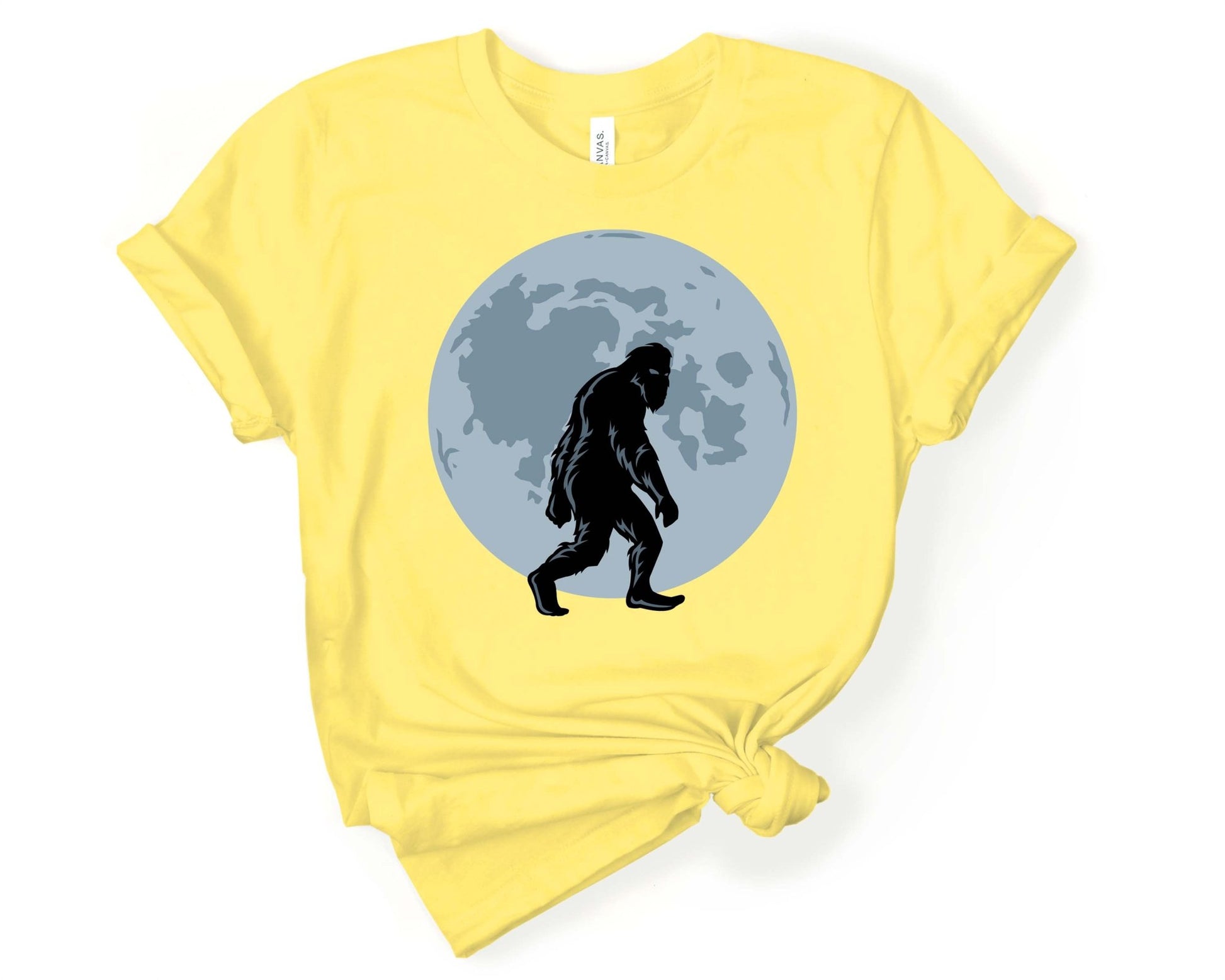 Bigfoot on a Night Stroll | T-Shirt for Sasquatch Lover - Gone Coastal Creations - Shirts