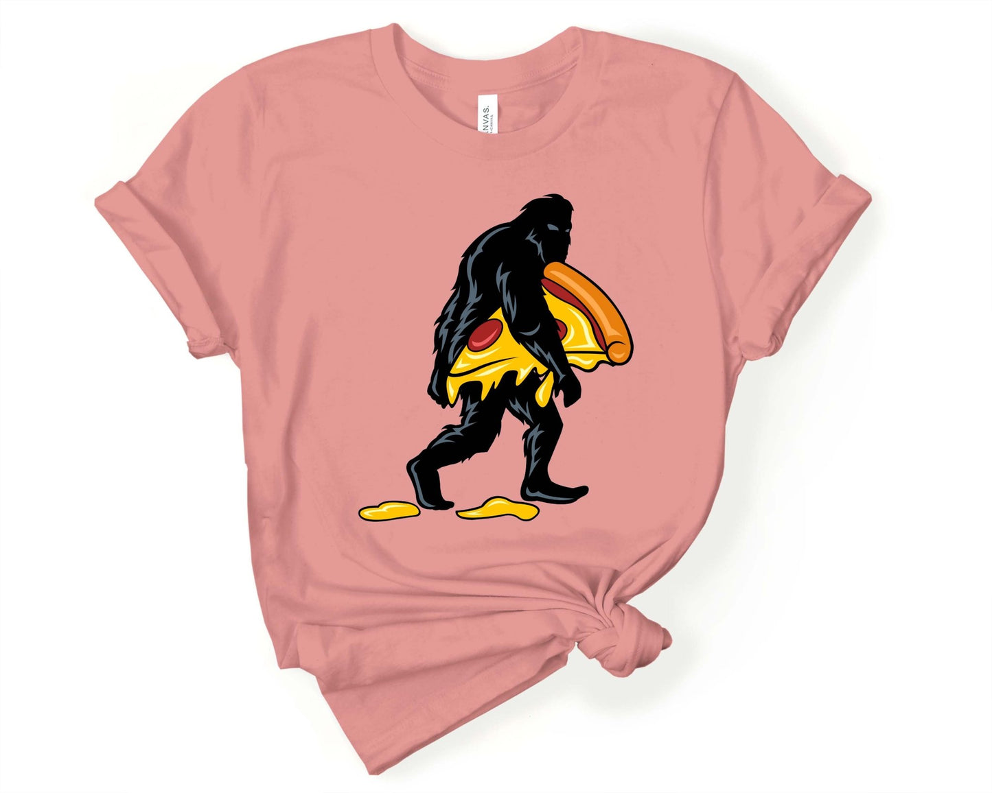 Bigfoot Pizza Heist | T-Shirt for Sasquatch Lover - Gone Coastal Creations - Shirts