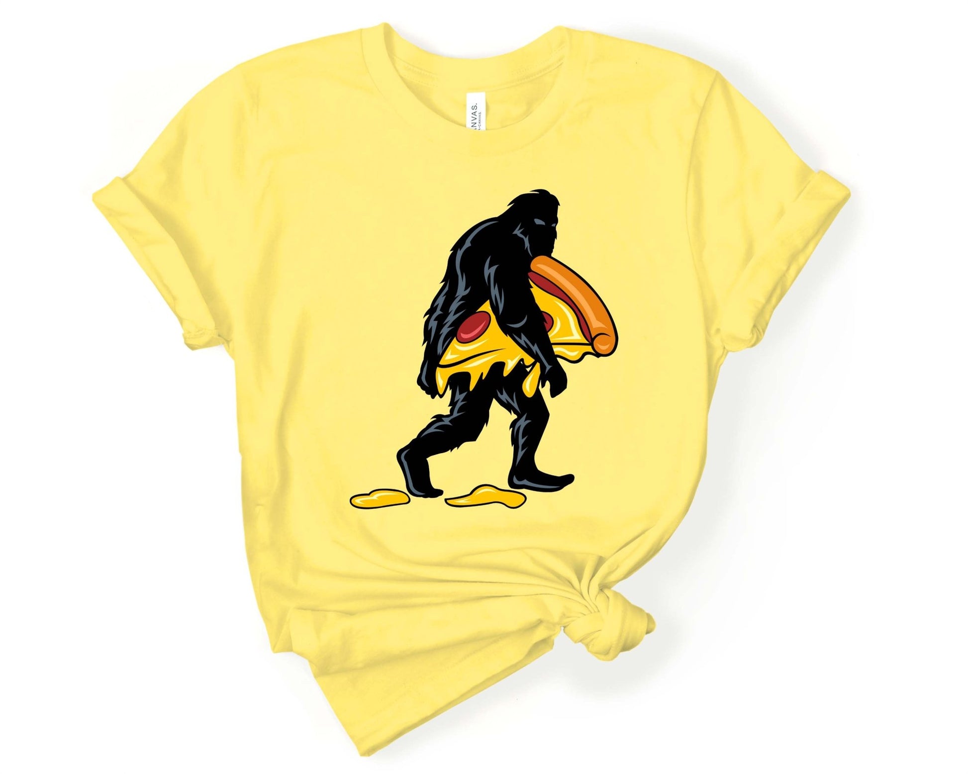 Bigfoot Pizza Heist | T-Shirt for Sasquatch Lover - Gone Coastal Creations - Shirts