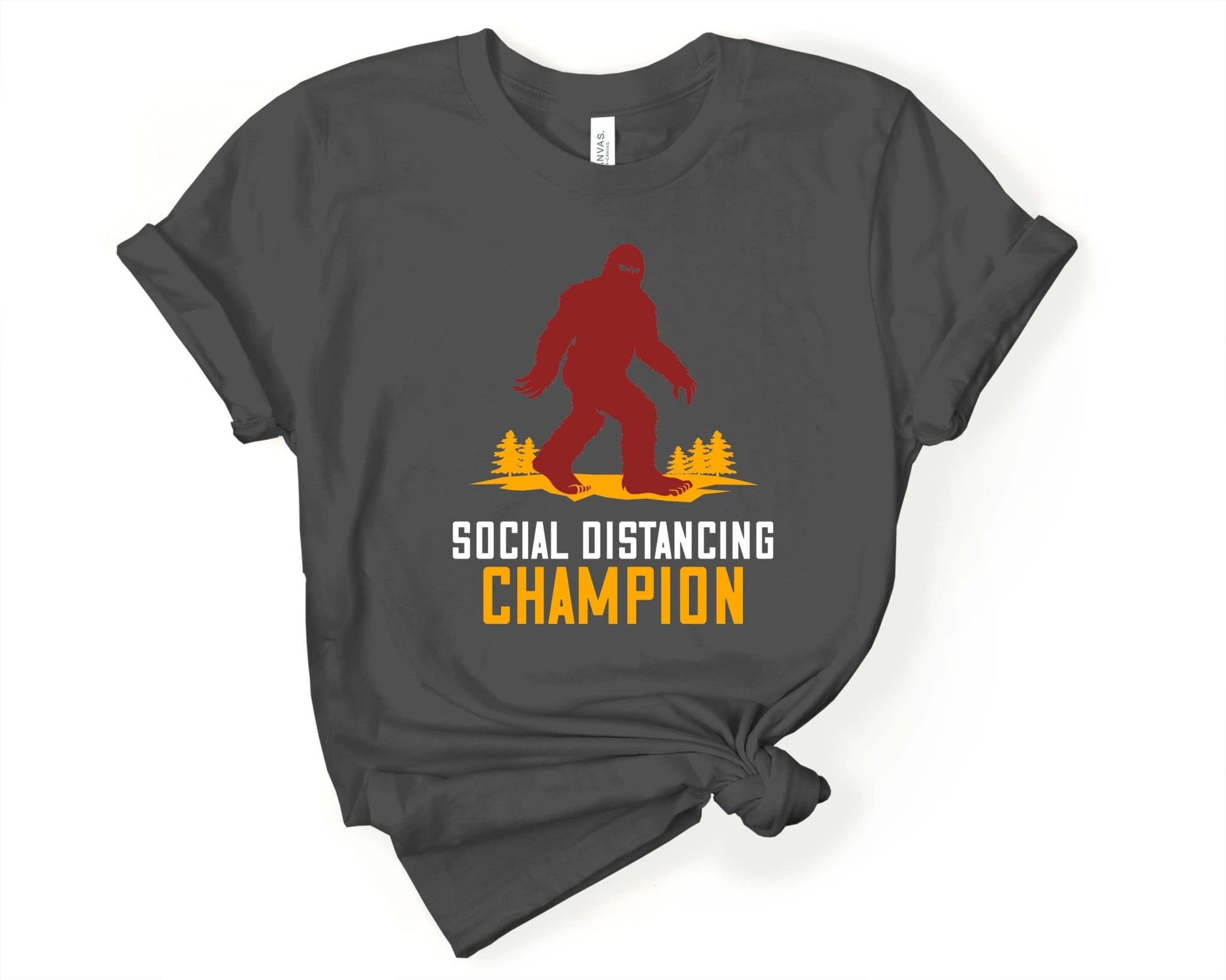 Bigfoot Social Distancing Outdoor Shirt - Gone Coastal Creations - Shirts