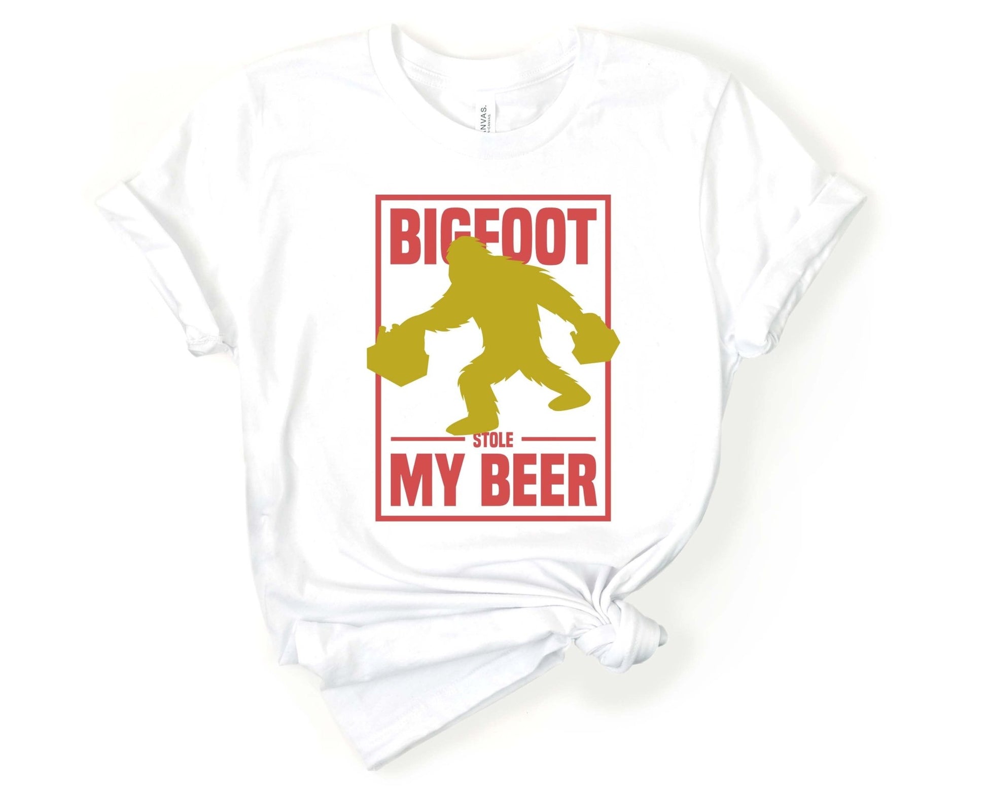 Bigfoot Stole My Beer | T-Shirt for Sasquatch Lover - Gone Coastal Creations - Shirts