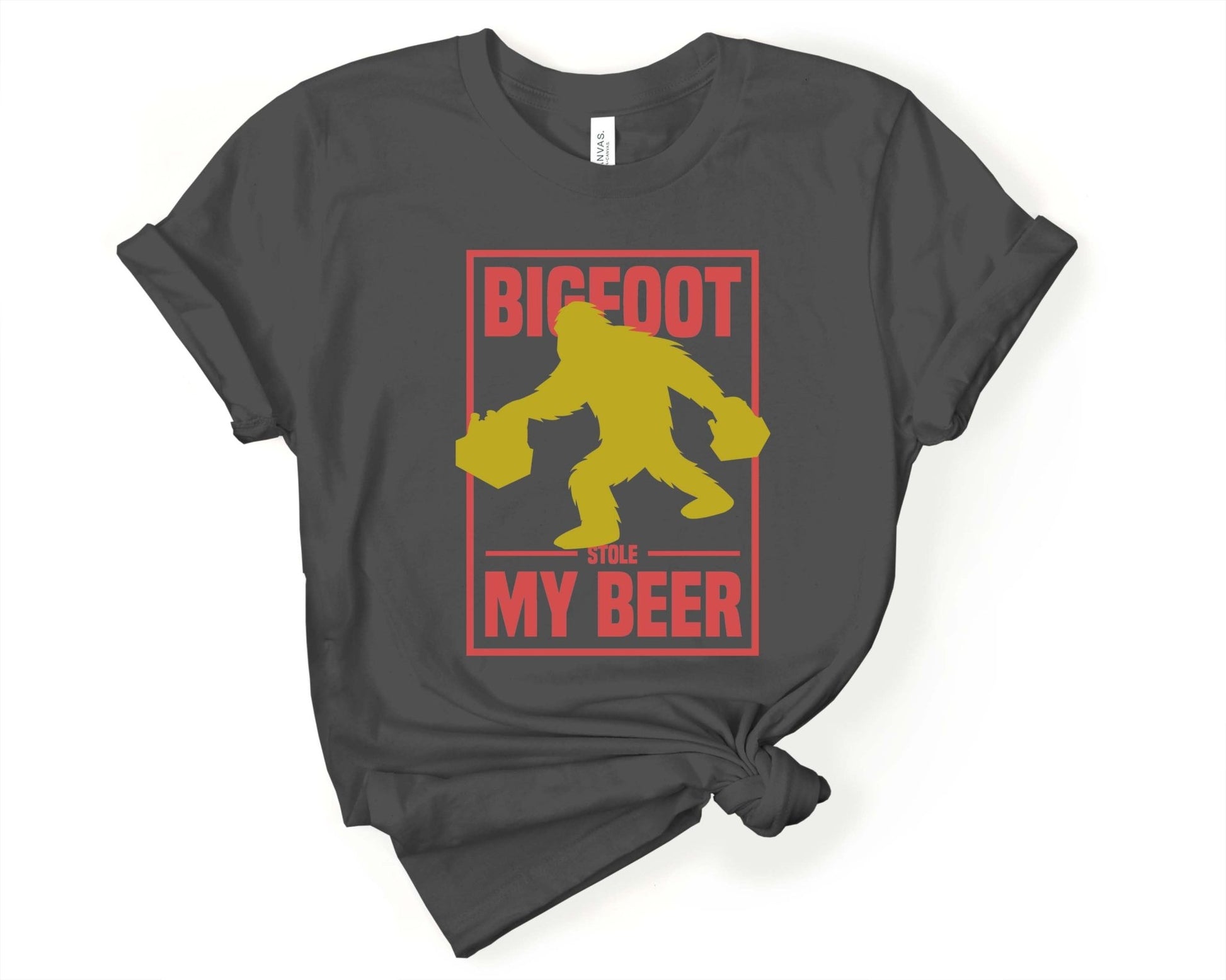 Bigfoot Stole My Beer | T-Shirt for Sasquatch Lover - Gone Coastal Creations - Shirts