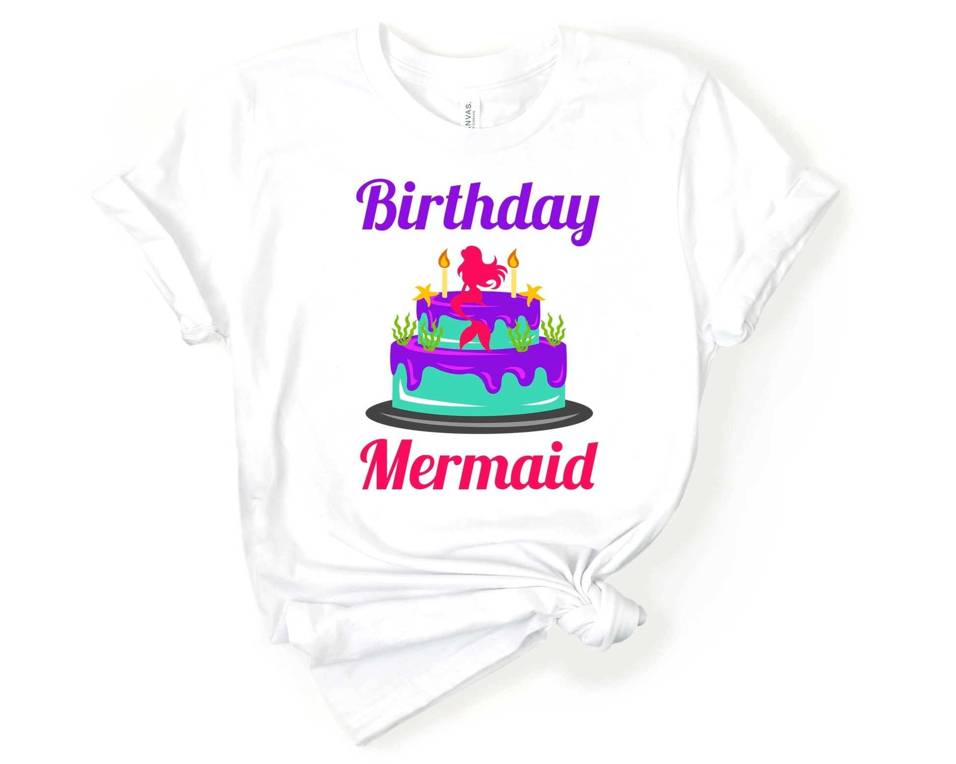 Birthday Mermaid | Mermaid Lovers Shirt - Gone Coastal Creations - Shirts