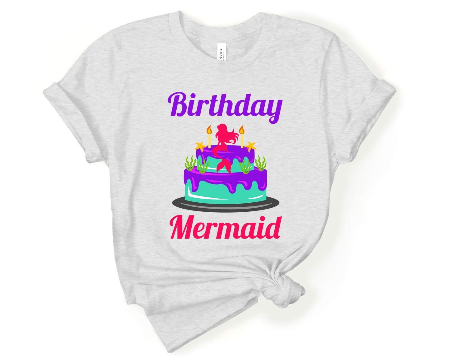 Birthday Mermaid | Mermaid Lovers Shirt - Gone Coastal Creations - Shirts