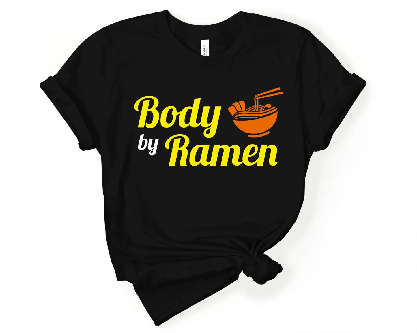 Body by Ramen T-shirt - Gone Coastal Creations - Shirts