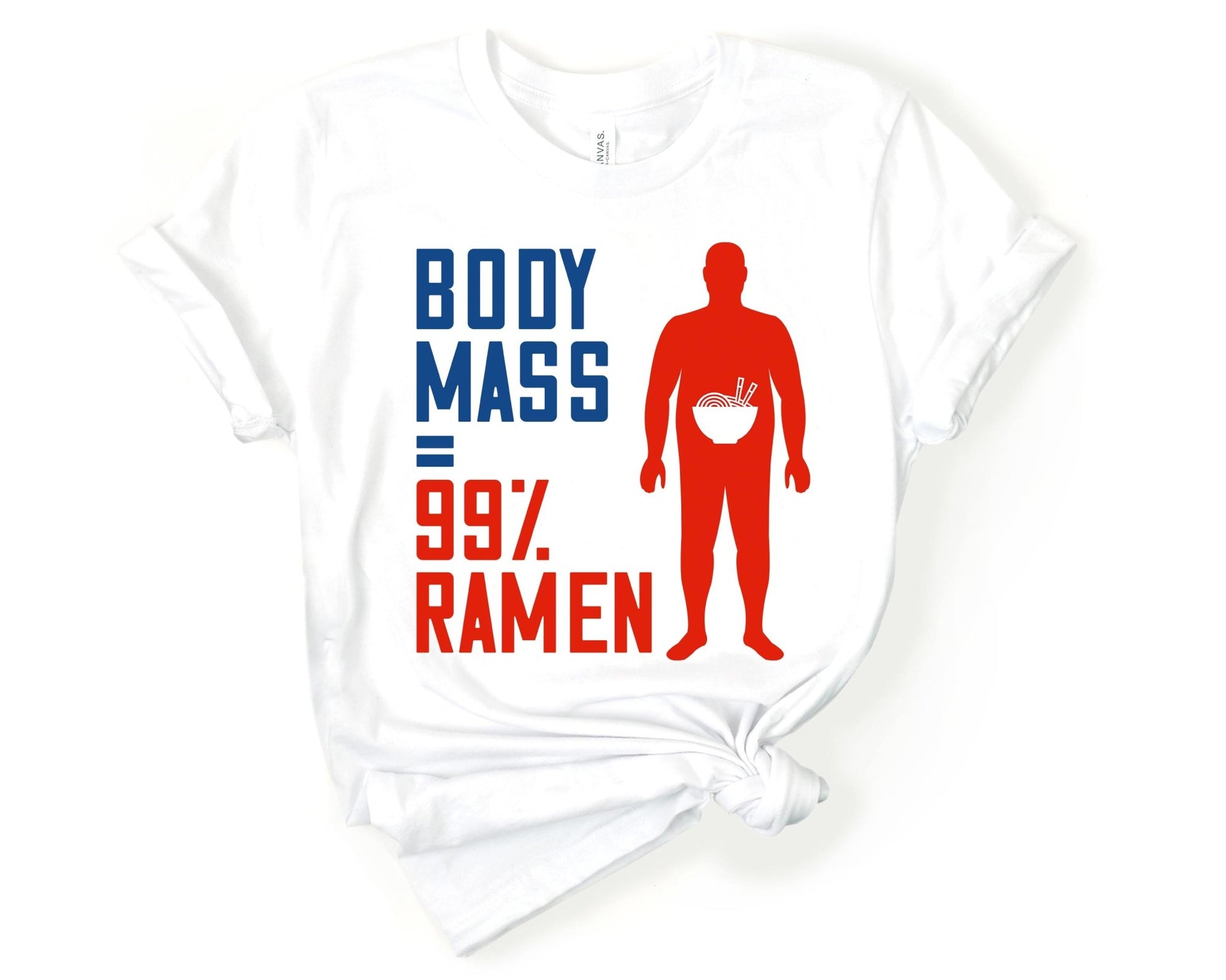 Body Mass is Ramen Shirt for Foodie - Gone Coastal Creations - Shirts