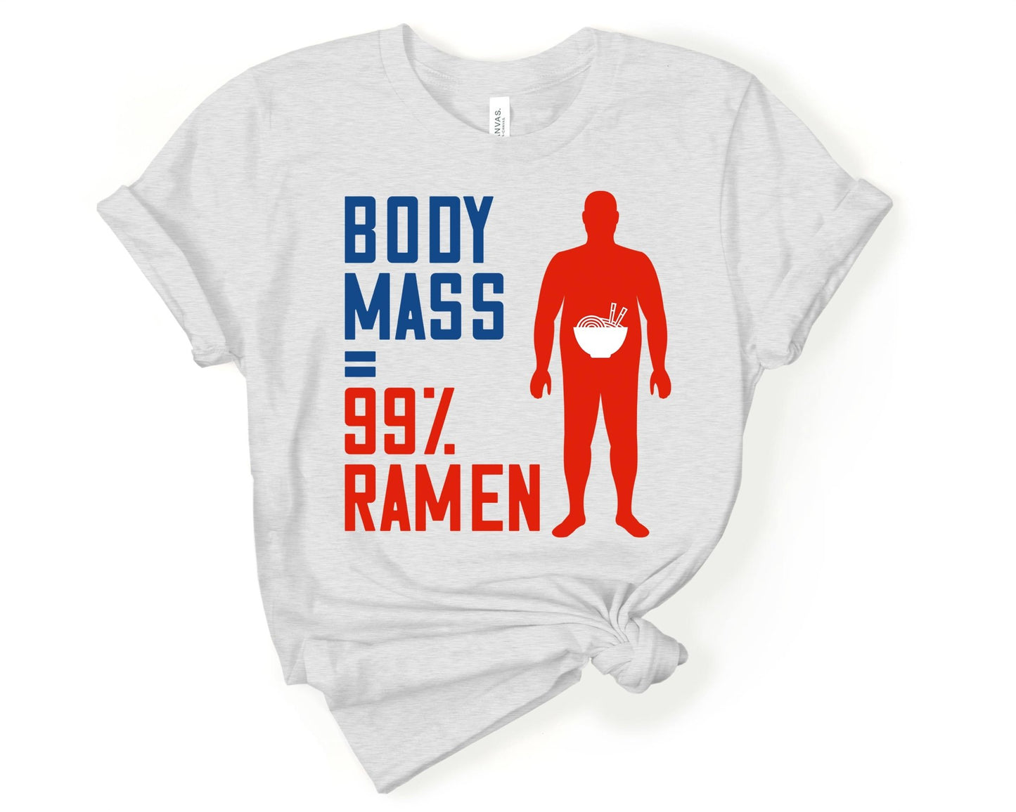 Body Mass is Ramen Shirt for Foodie - Gone Coastal Creations - Shirts