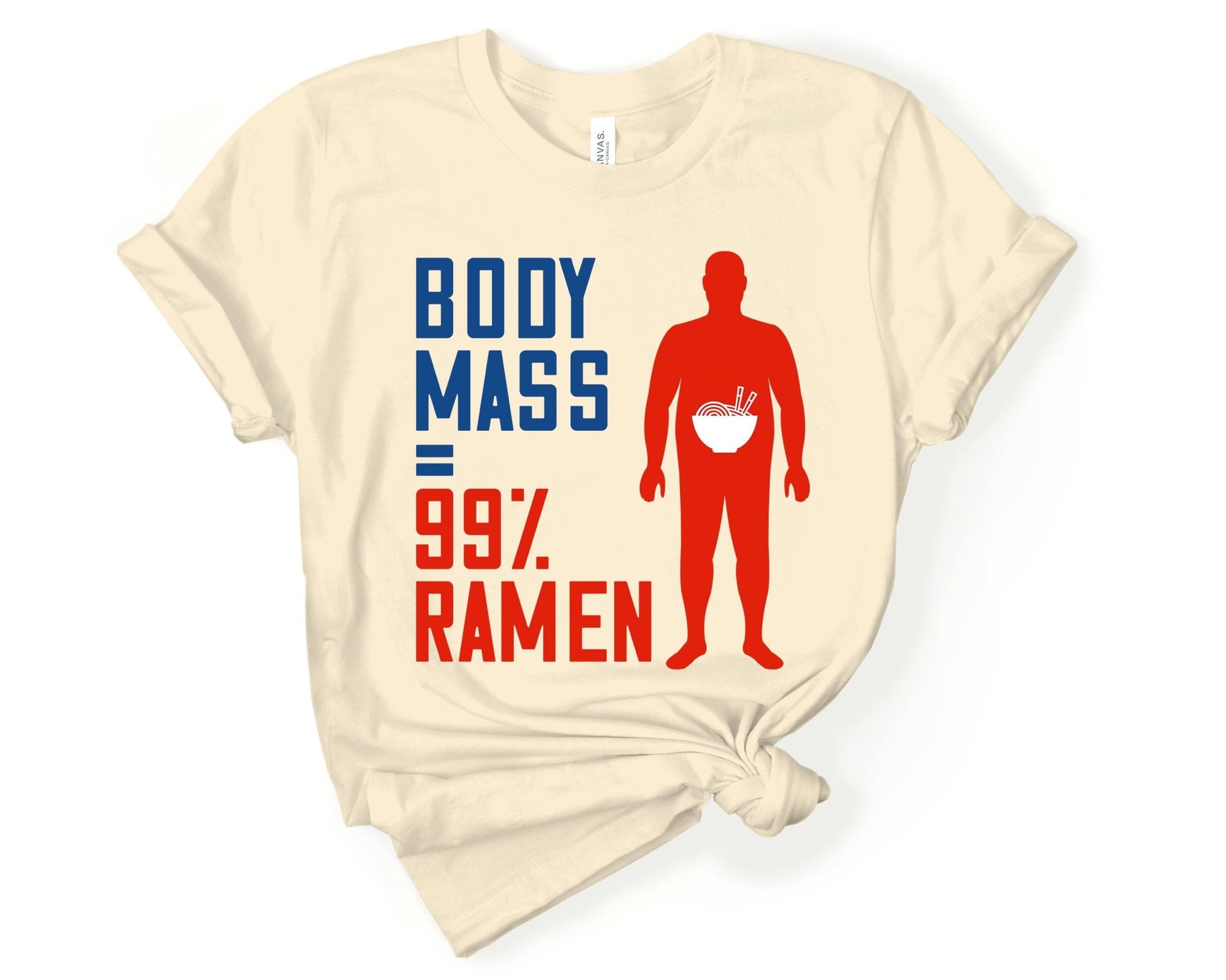 Body Mass is Ramen Shirt for Foodie - Gone Coastal Creations - Shirts