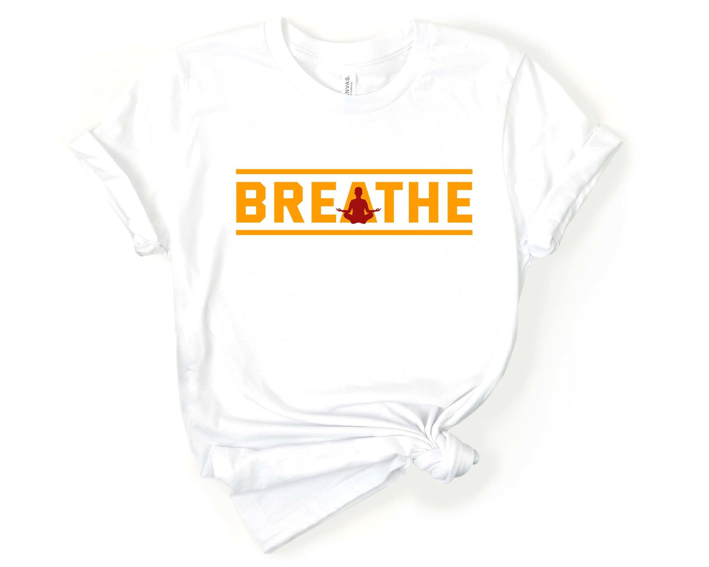 Breathe Yoga Shirt | Stocking Stuffer for CoWorker - Gone Coastal Creations - Shirts