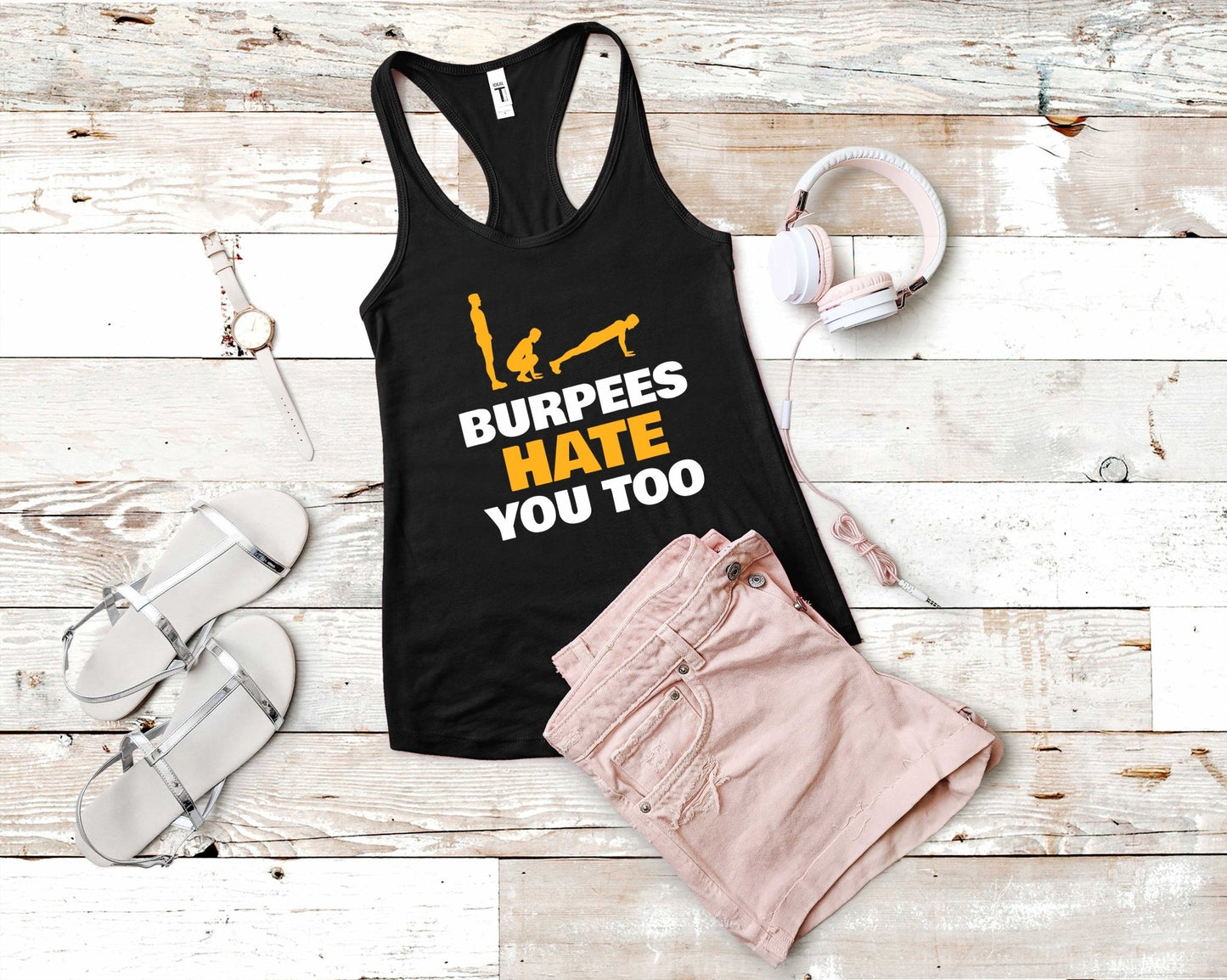 Burpees Hate You Too, Workout Humor - Gone Coastal Creations - Shirts