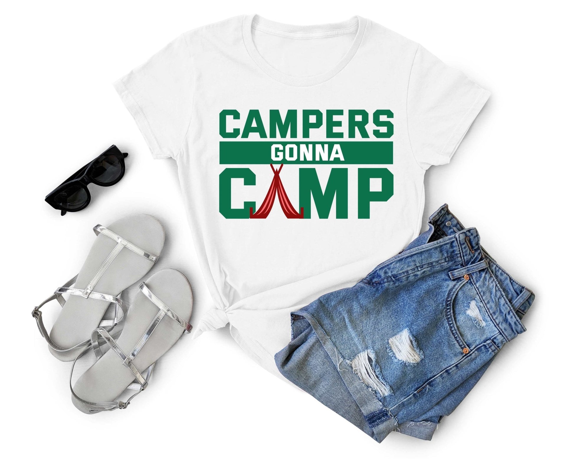 Campers gonna camp | Funny Camping Shirts for the Outdoor Adventurer - Gone Coastal Creations - shirts