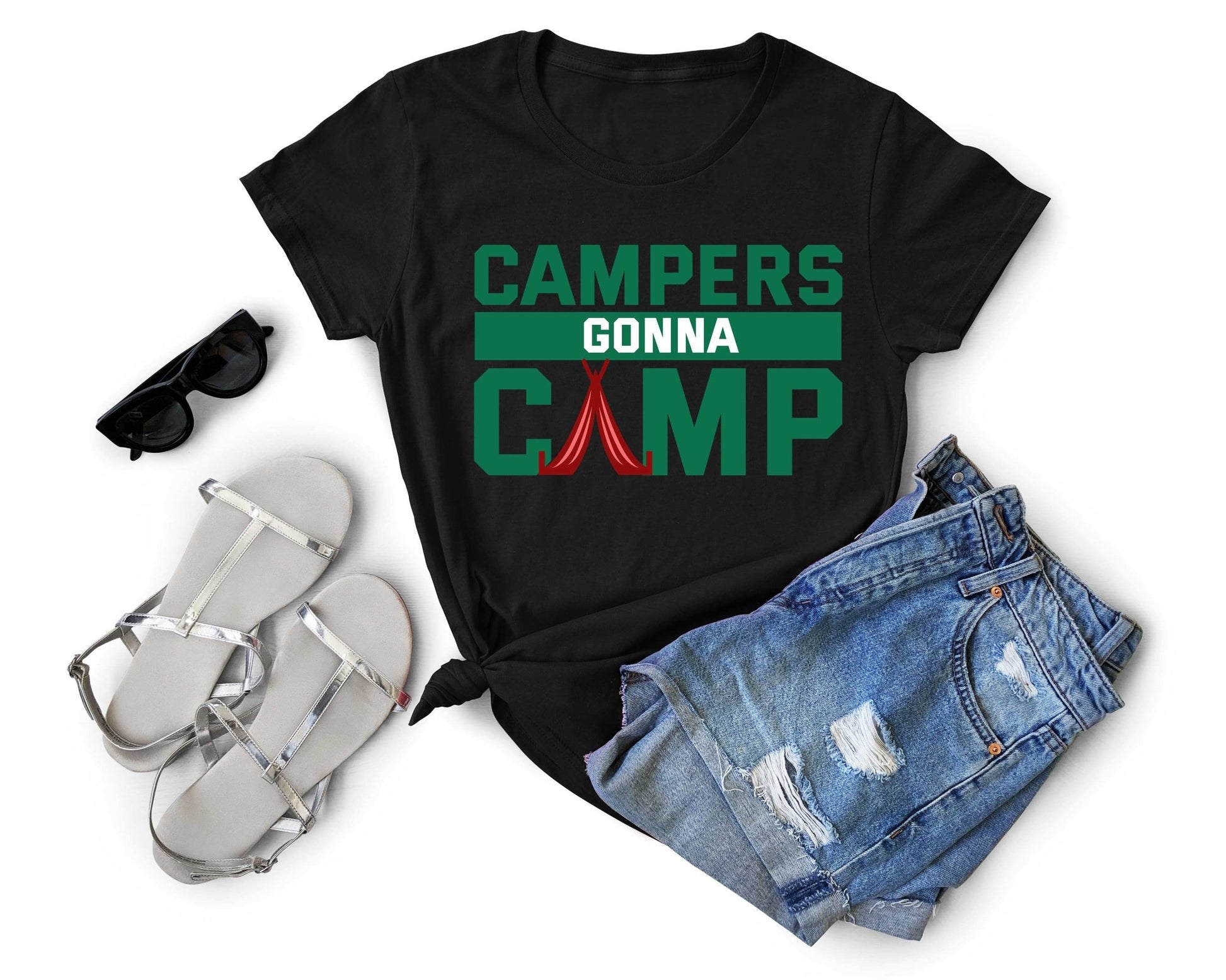 Campers gonna camp | Funny Camping Shirts for the Outdoor Adventurer - Gone Coastal Creations - shirts