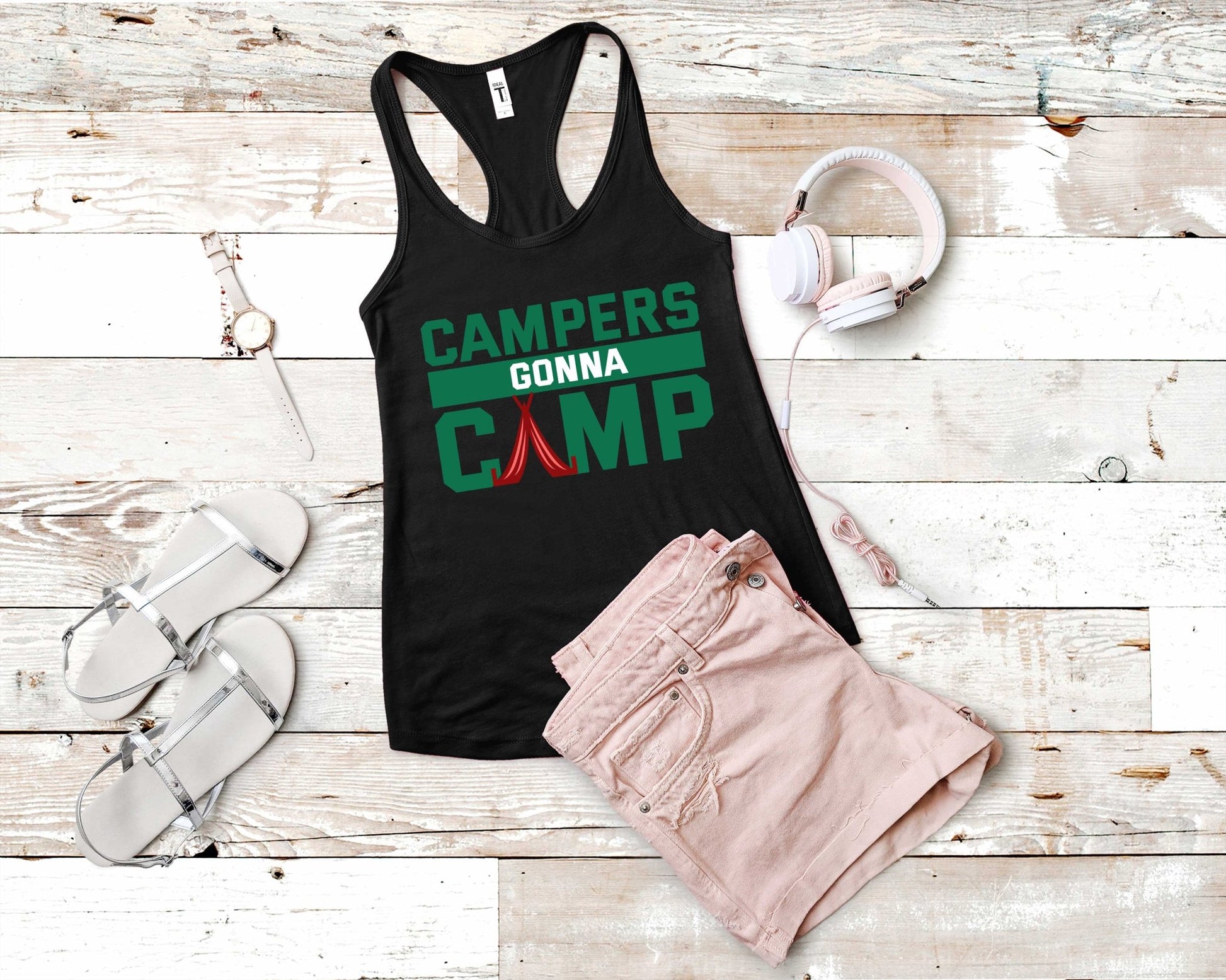 Campers gonna camp | Funny Camping Shirts for the Outdoor Adventurer - Gone Coastal Creations - shirts