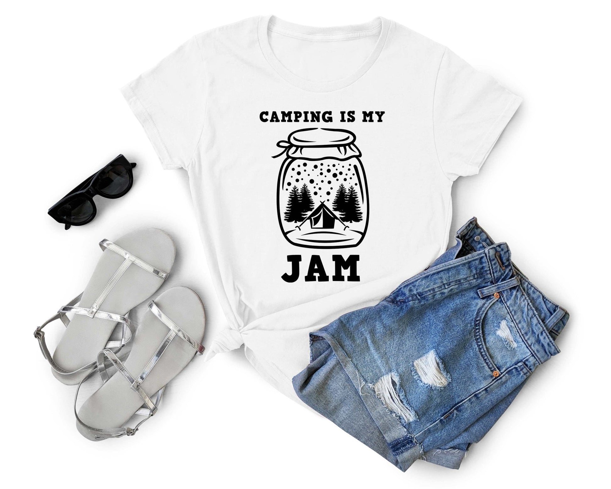 Camping is my Jam | Funny Camping Shirts for the Outdoor Adventurer - Gone Coastal Creations - shirts