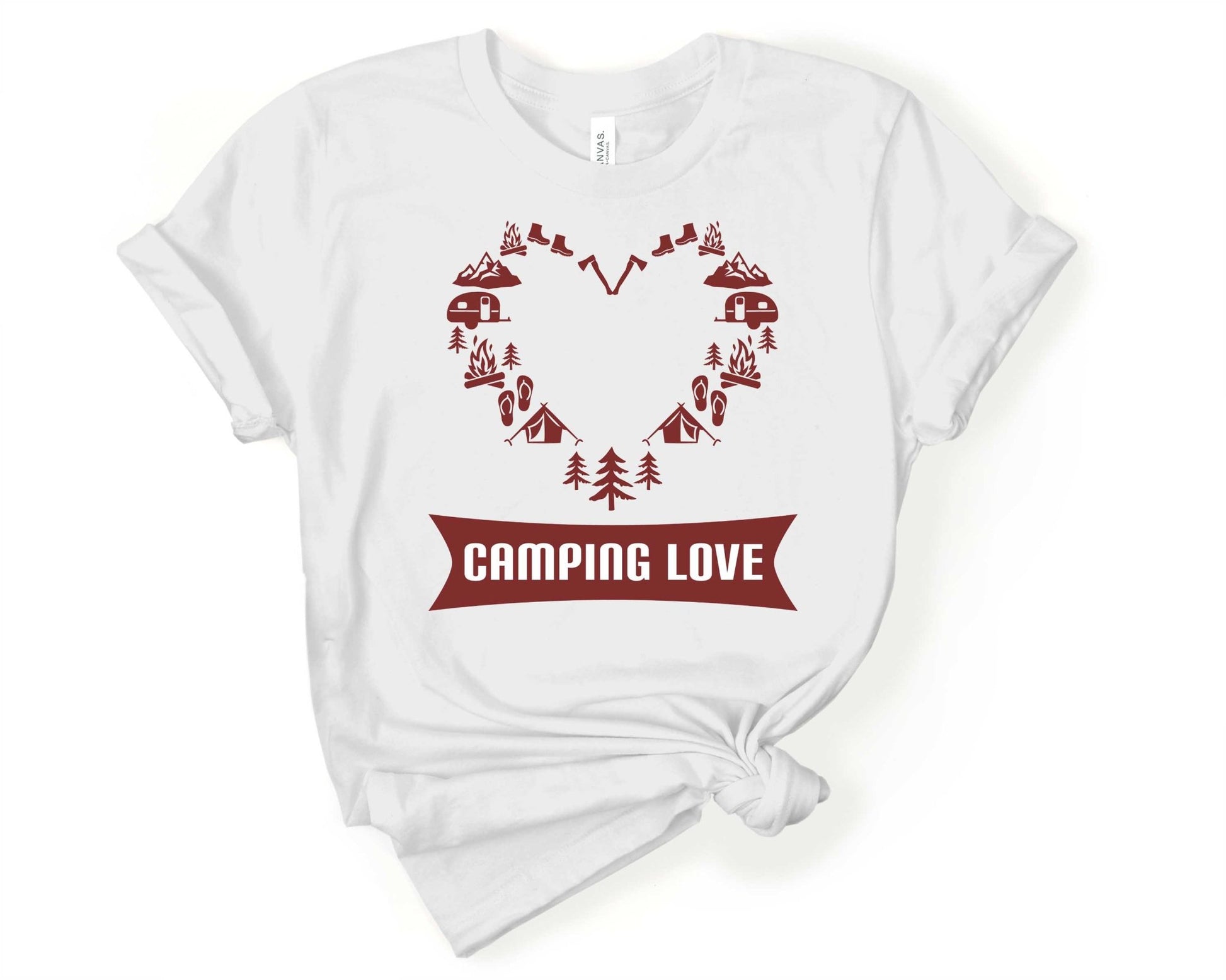 Camping Love | Funny Camping Shirts for the Outdoor Adventurer - Gone Coastal Creations - shirts