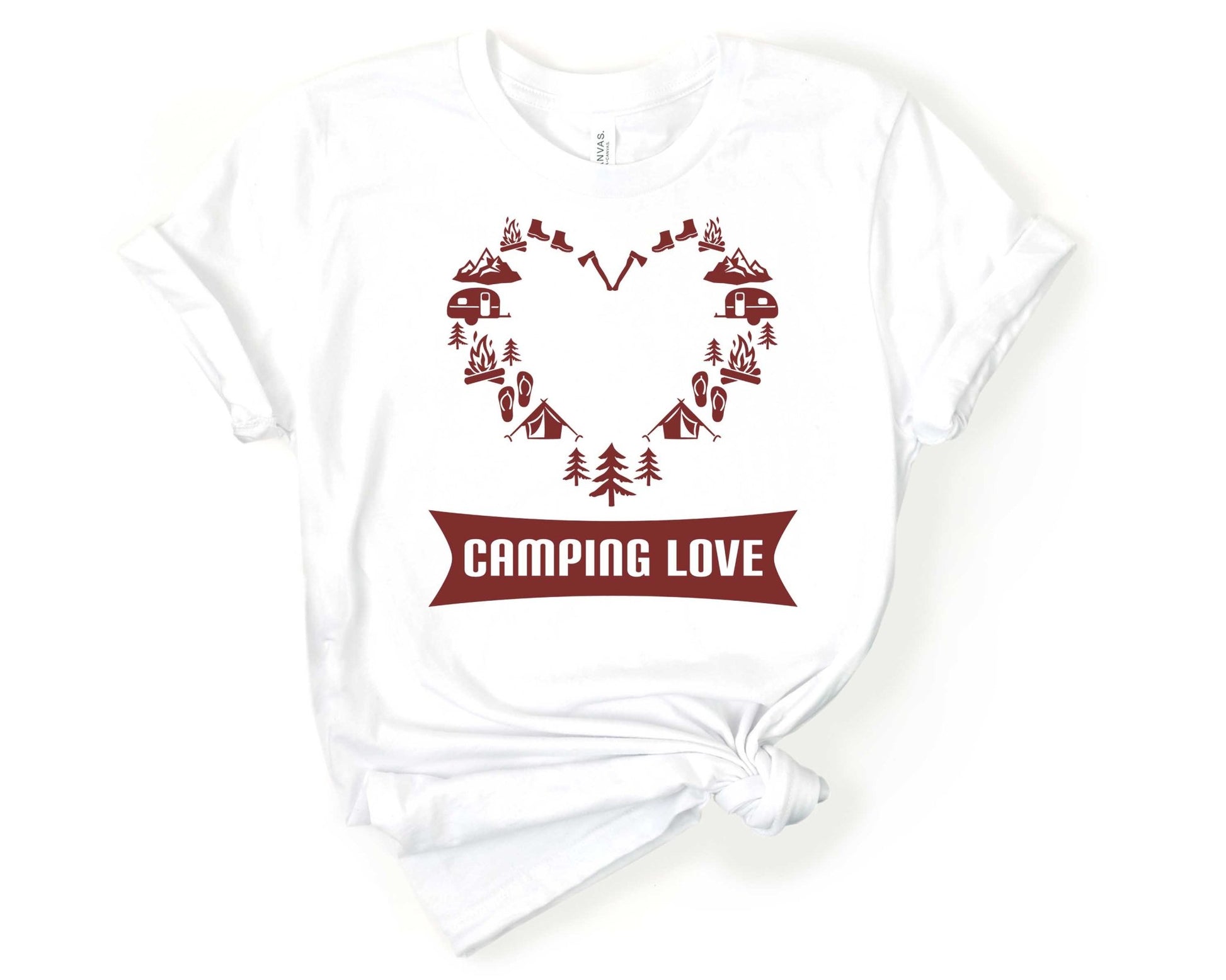 Camping Love | Funny Camping Shirts for the Outdoor Adventurer - Gone Coastal Creations - shirts