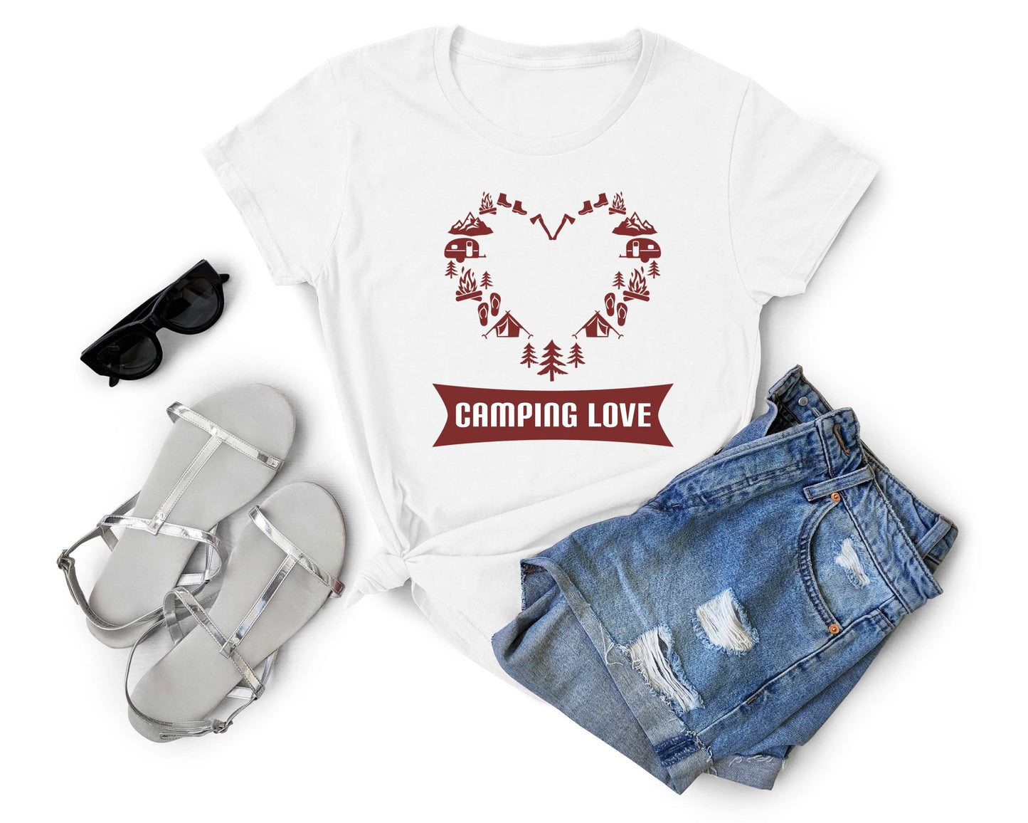 Camping Love | Funny Camping Shirts for the Outdoor Adventurer - Gone Coastal Creations - shirts