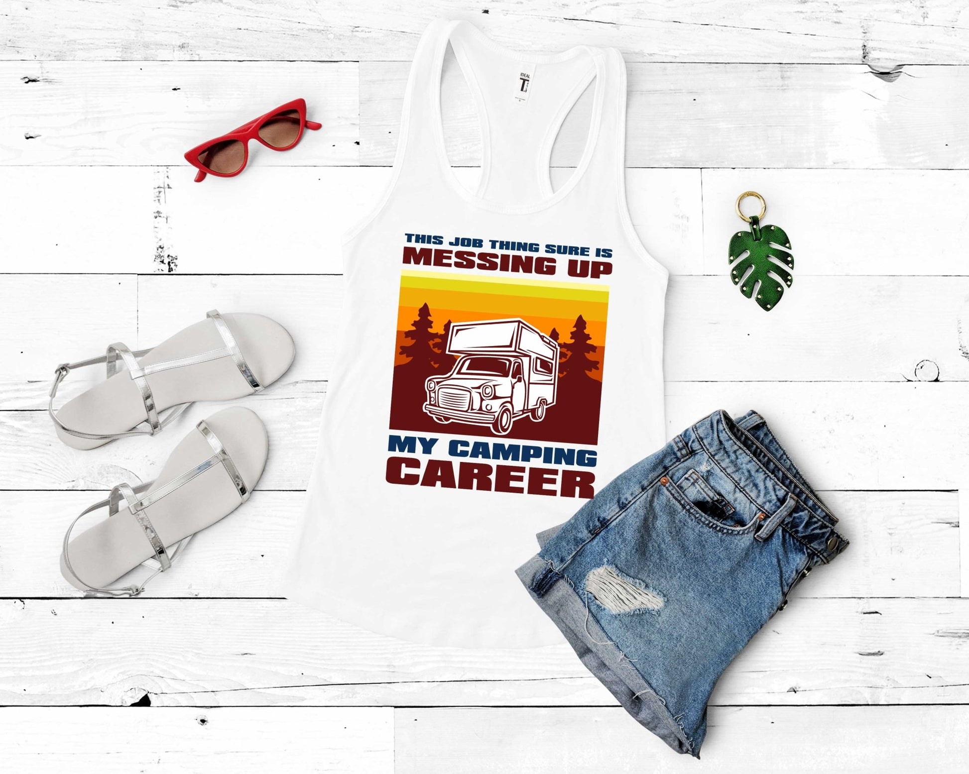 Career in the way of camping | Funny Camping Shirts for the Outdoor Adventurer - Gone Coastal Creations - shirts