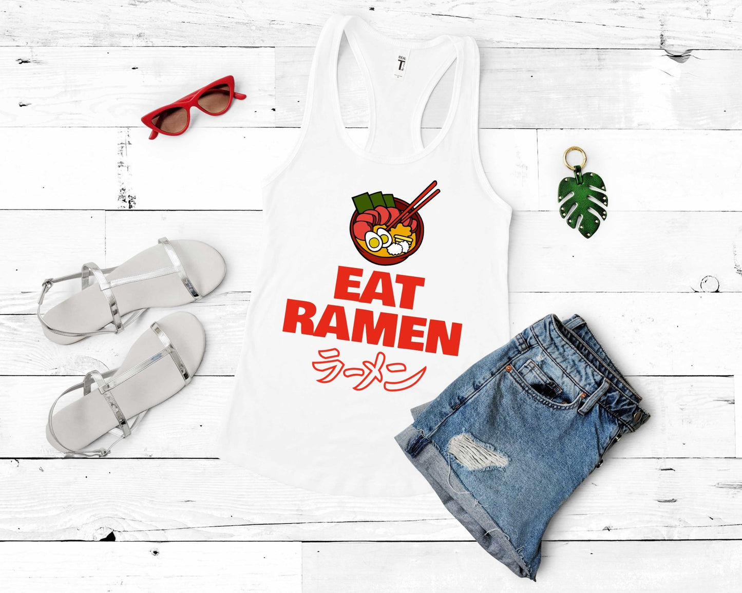 Eat Ramen Shirt for Foodie | Stocking Stuffer for College Student - Gone Coastal Creations - Shirts