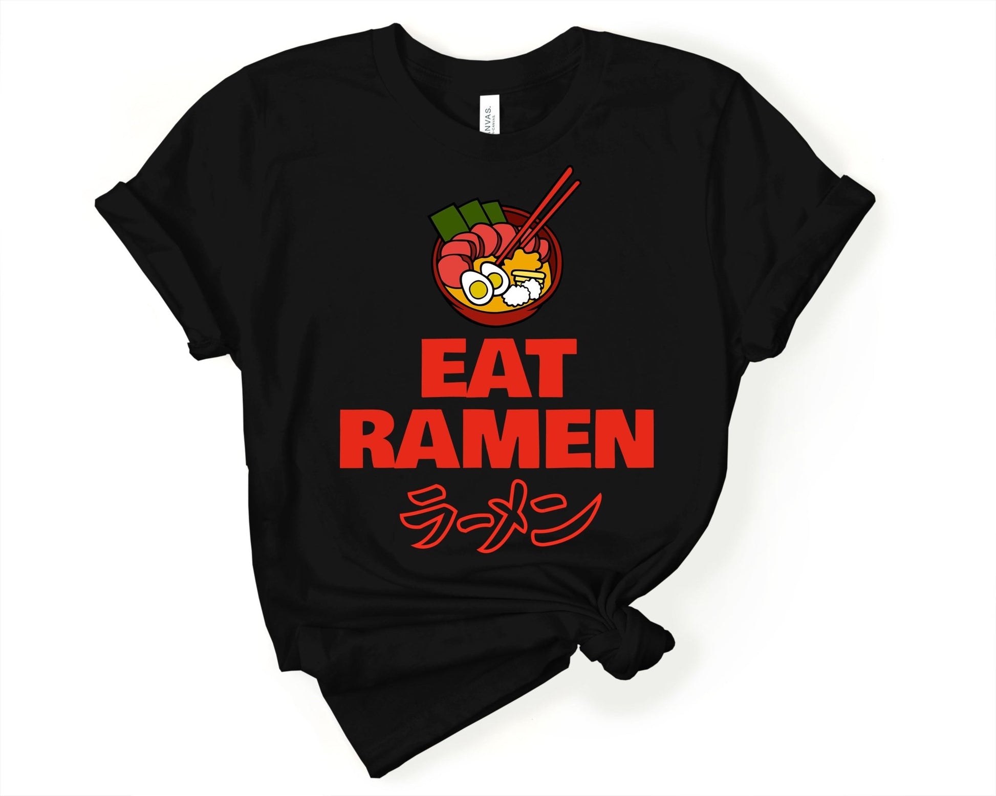 Eat Ramen Shirt for Foodie | Stocking Stuffer for College Student - Gone Coastal Creations - Shirts